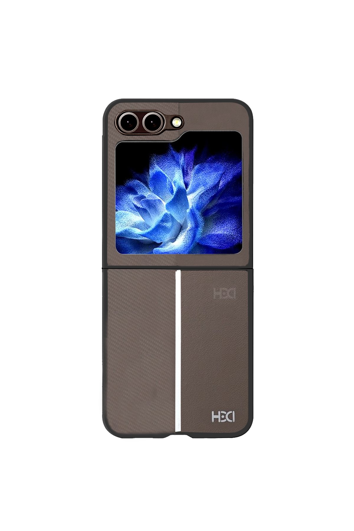 HDD Samsung Galaxy Z Flip 5 Kılıf HBC-155 Lizbon Kapak - Derin Mor