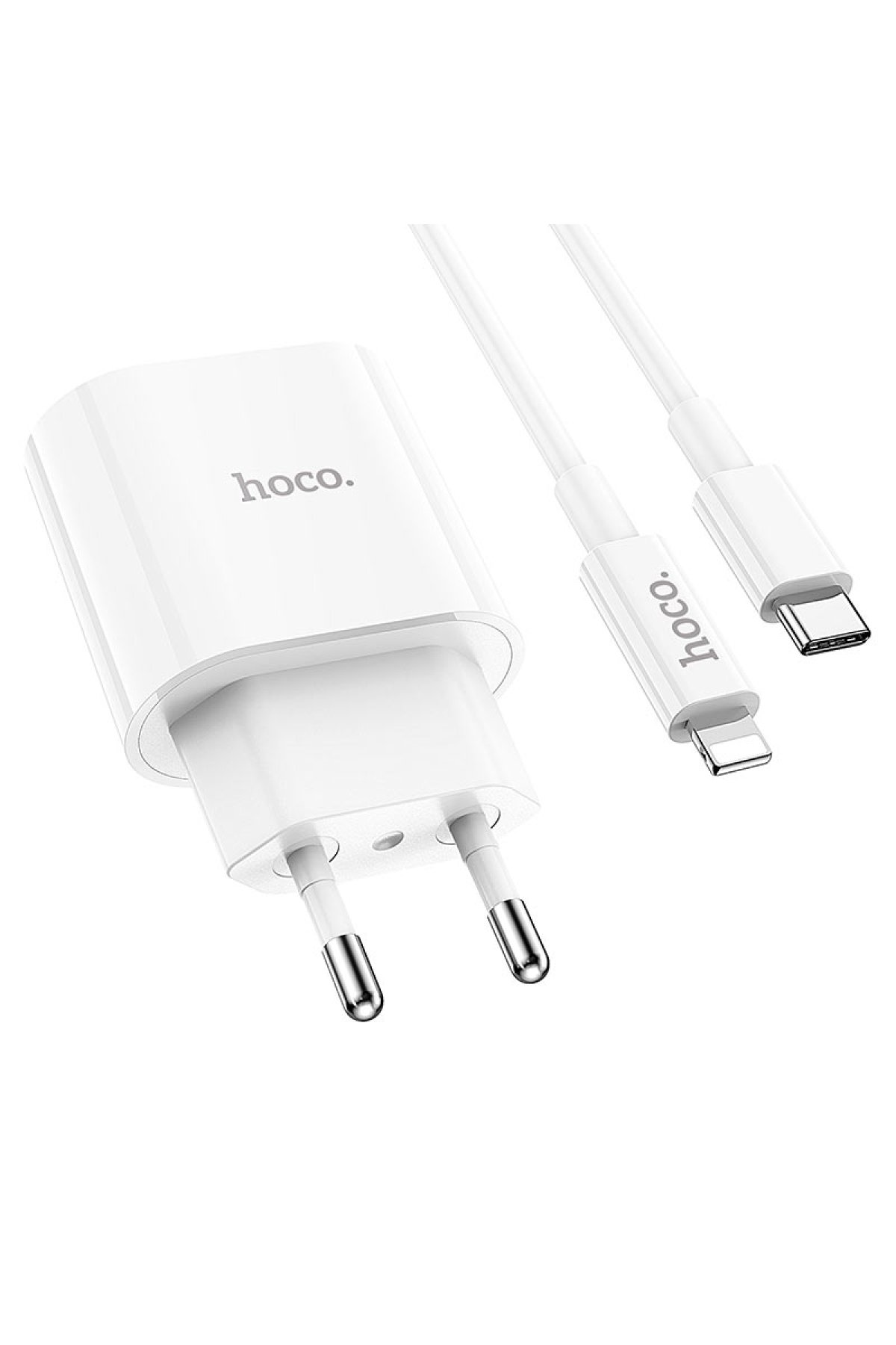 Hoco U122 1.2M Lantern 60W Type-C to Type-C Şarj Data Kablosu - Siyah