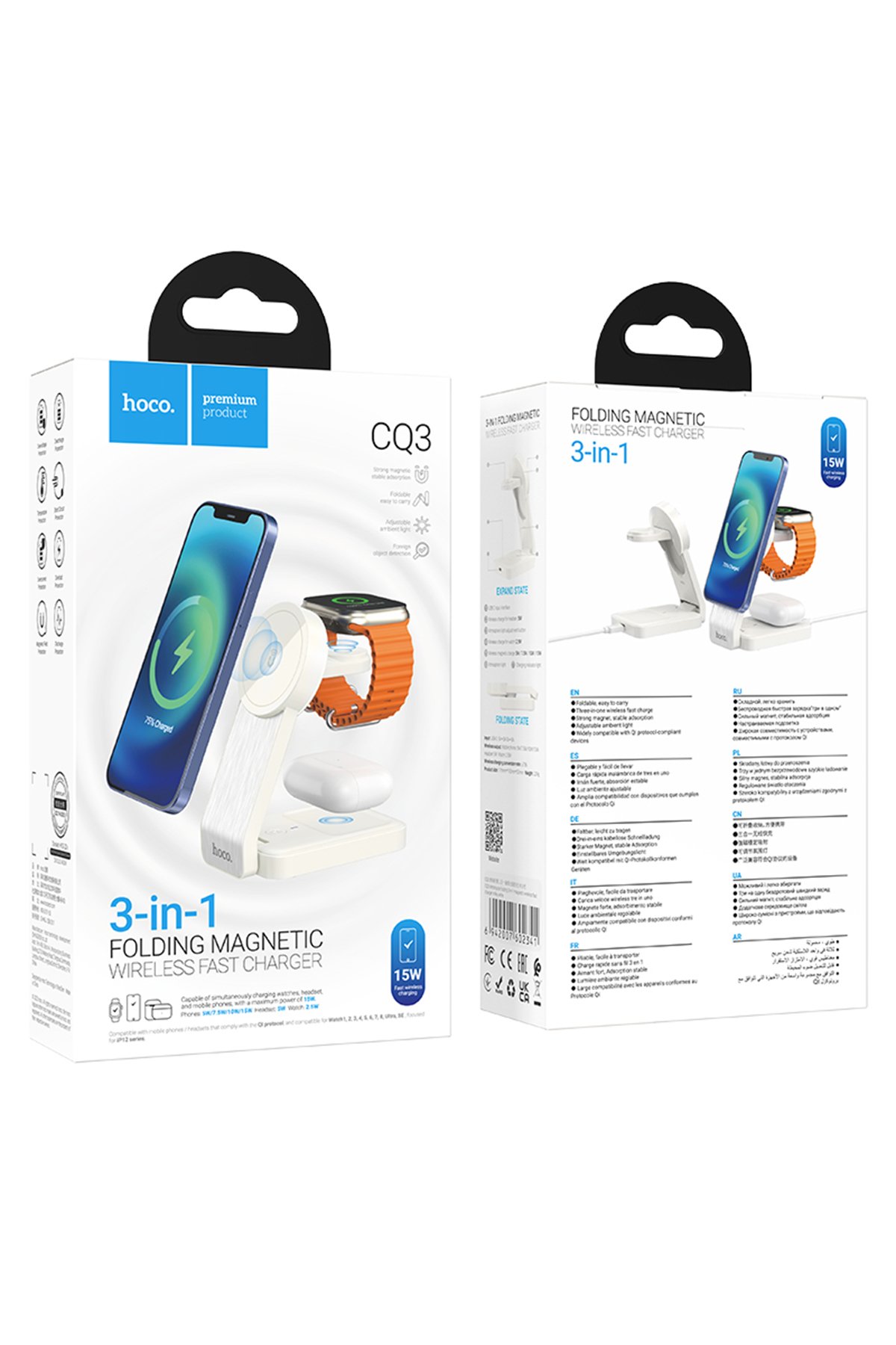 Hoco M111 Pro Lightning Dijital Mikrofonlu Kablolu Kulaklık - Beyaz