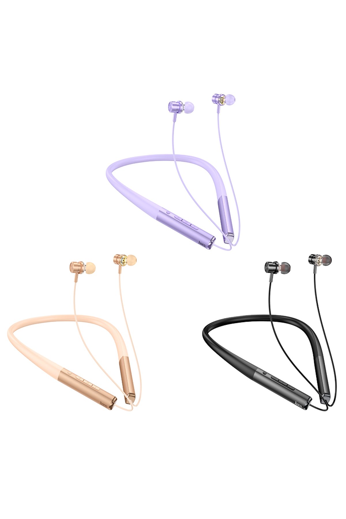 Hoco W50 Cute Fun BT RGB Kablosuz Kafaüstü Kulaklık - Pembe