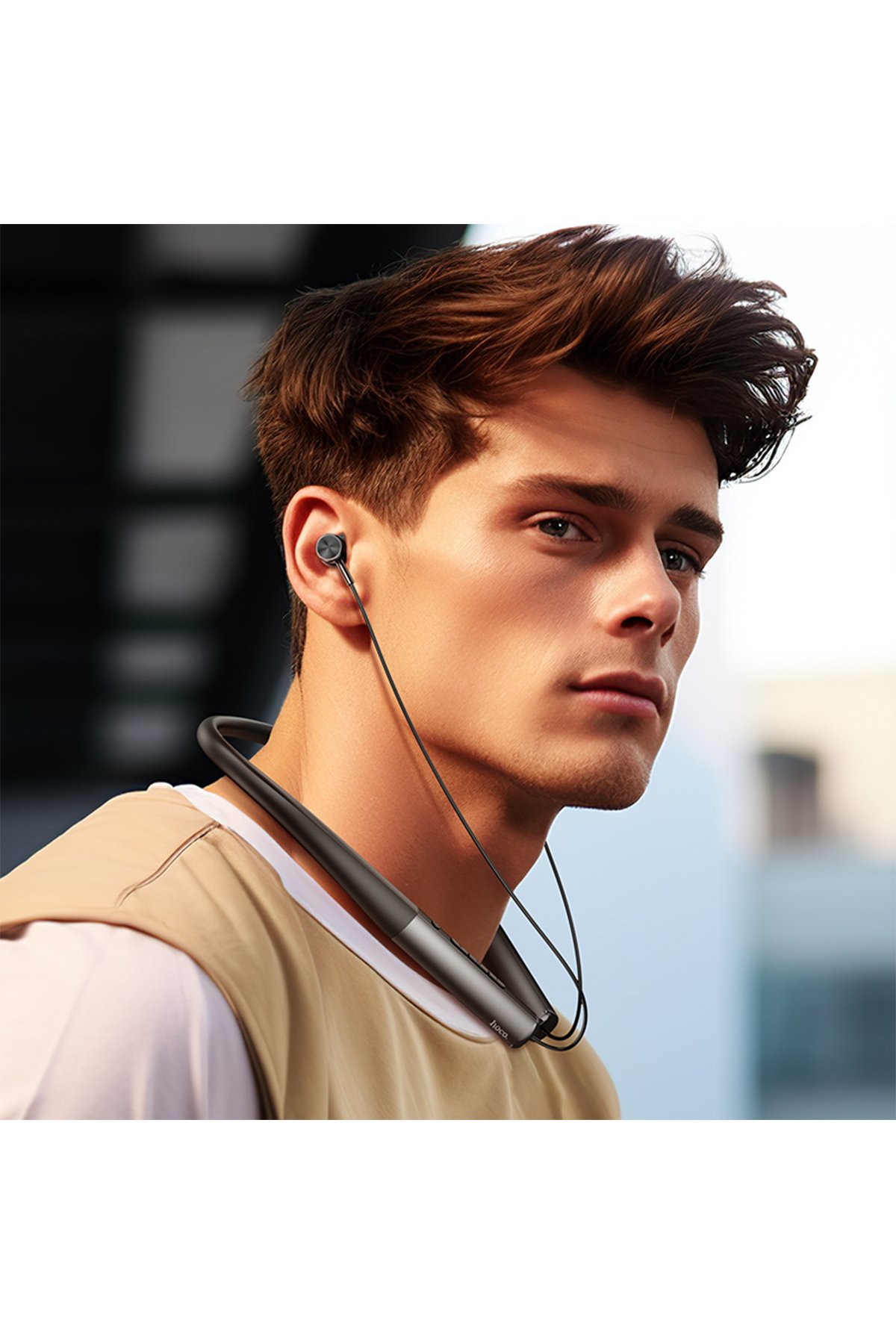 Hoco W50 Cute Fun BT RGB Kablosuz Kafaüstü Kulaklık - Pembe