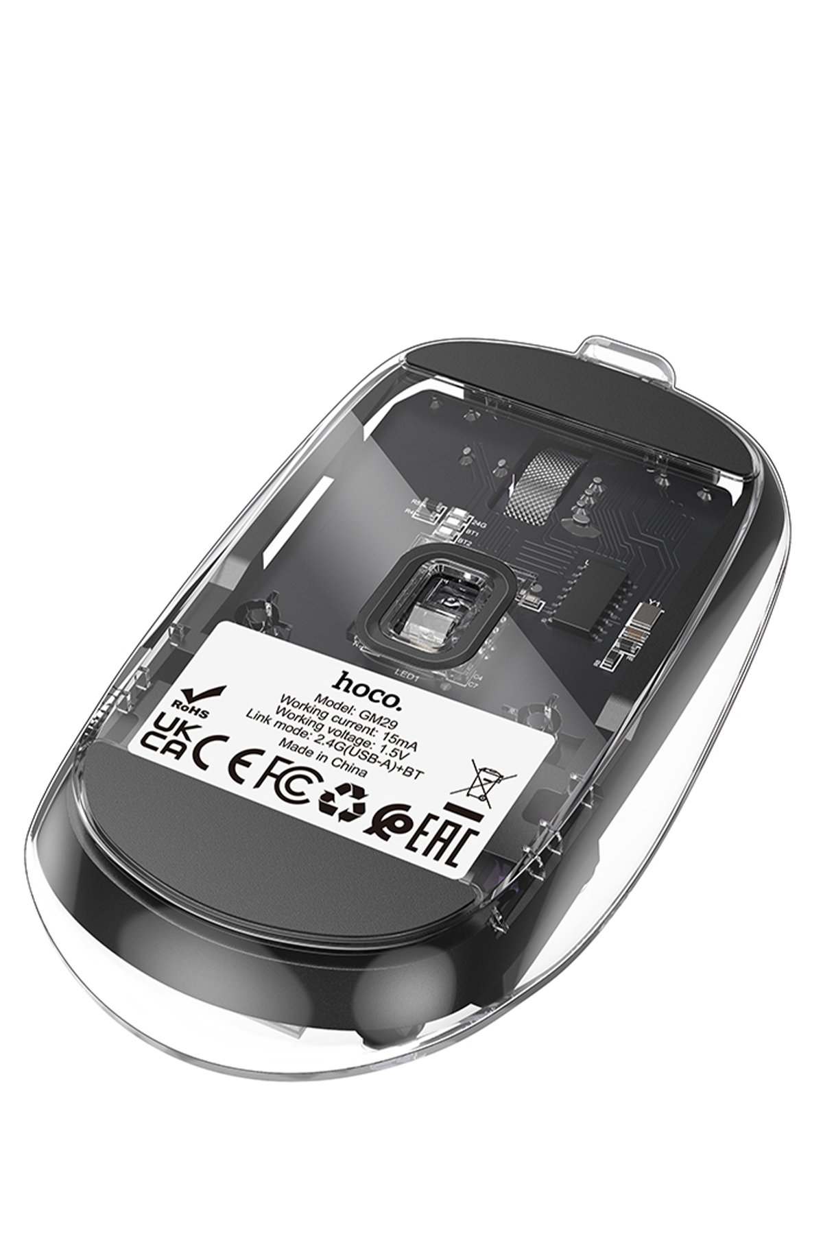 Hoco HD8 Blackfish Masaüstü Telefon Tutucu - Siyah