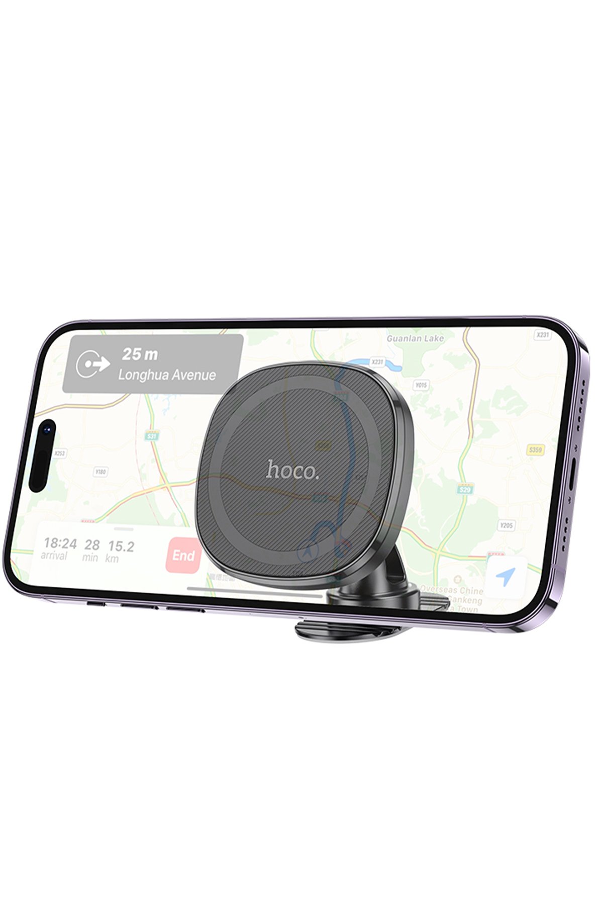 Hoco K20 BT 4.2 1M Broadcast Holder Selfie Çubuğu - Siyah