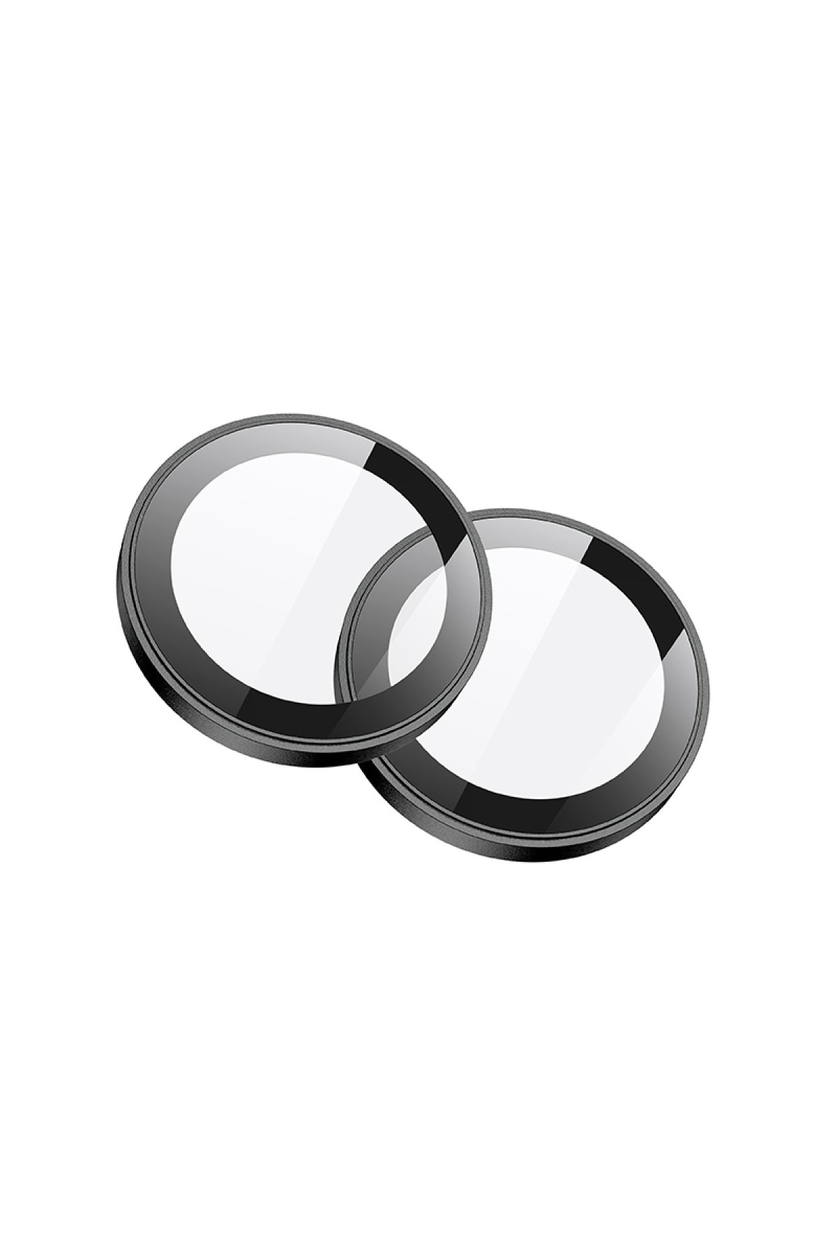 Hoco iPhone 16 3D Metal Frame Kamera Lens - Pembe