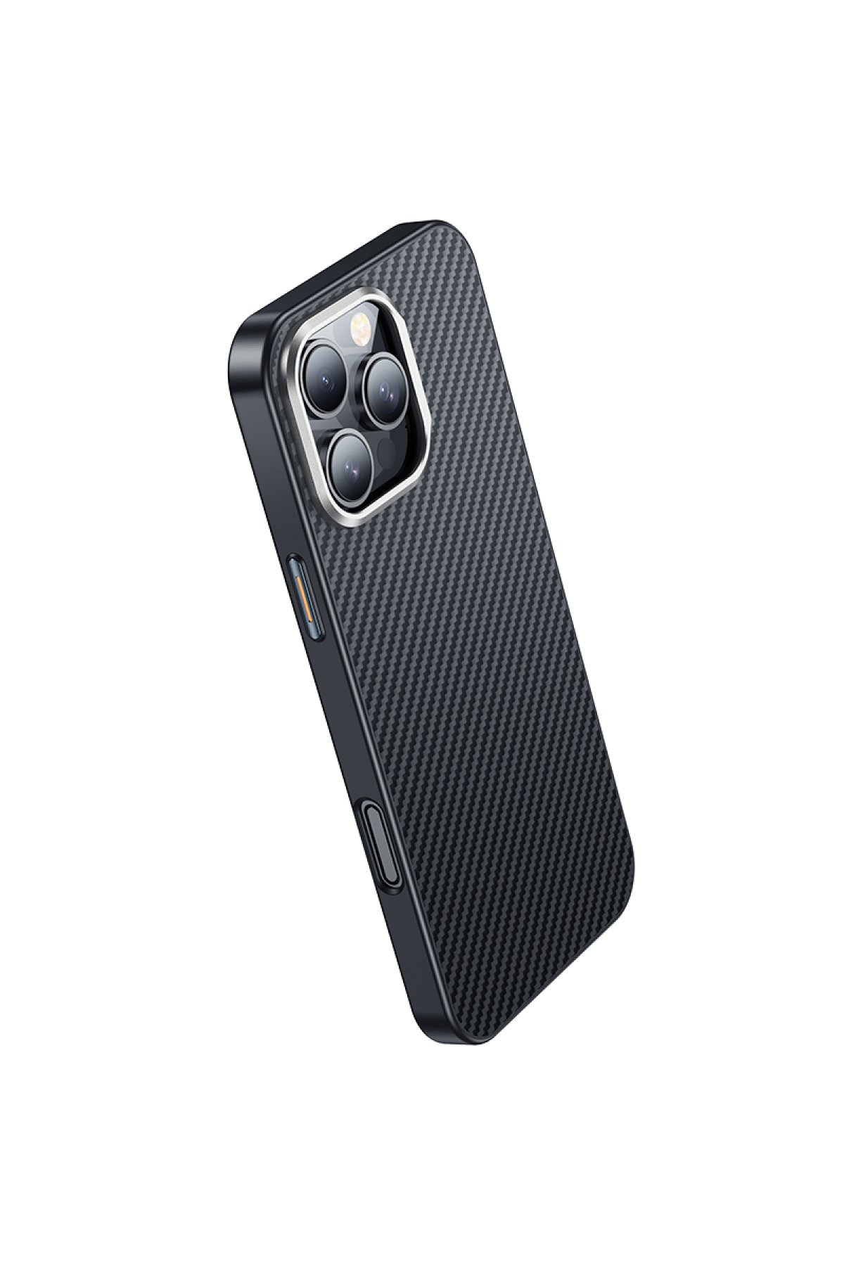 Hoco iPhone 16 Pro 3D Metal Frame Kamera Lens - Gümüş