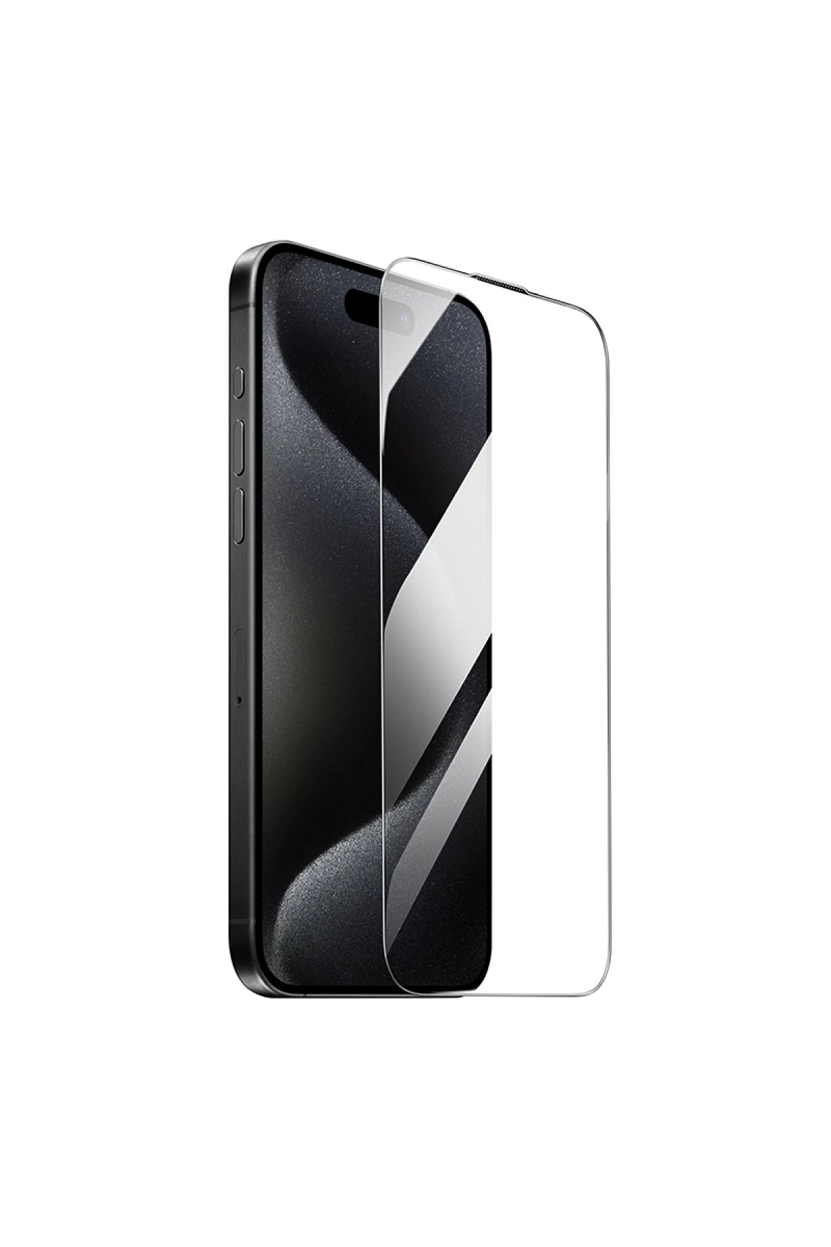 Hoco iPhone 16 Pro Max 9D Dustproof Cam Ekran Koruyucu - Siyah