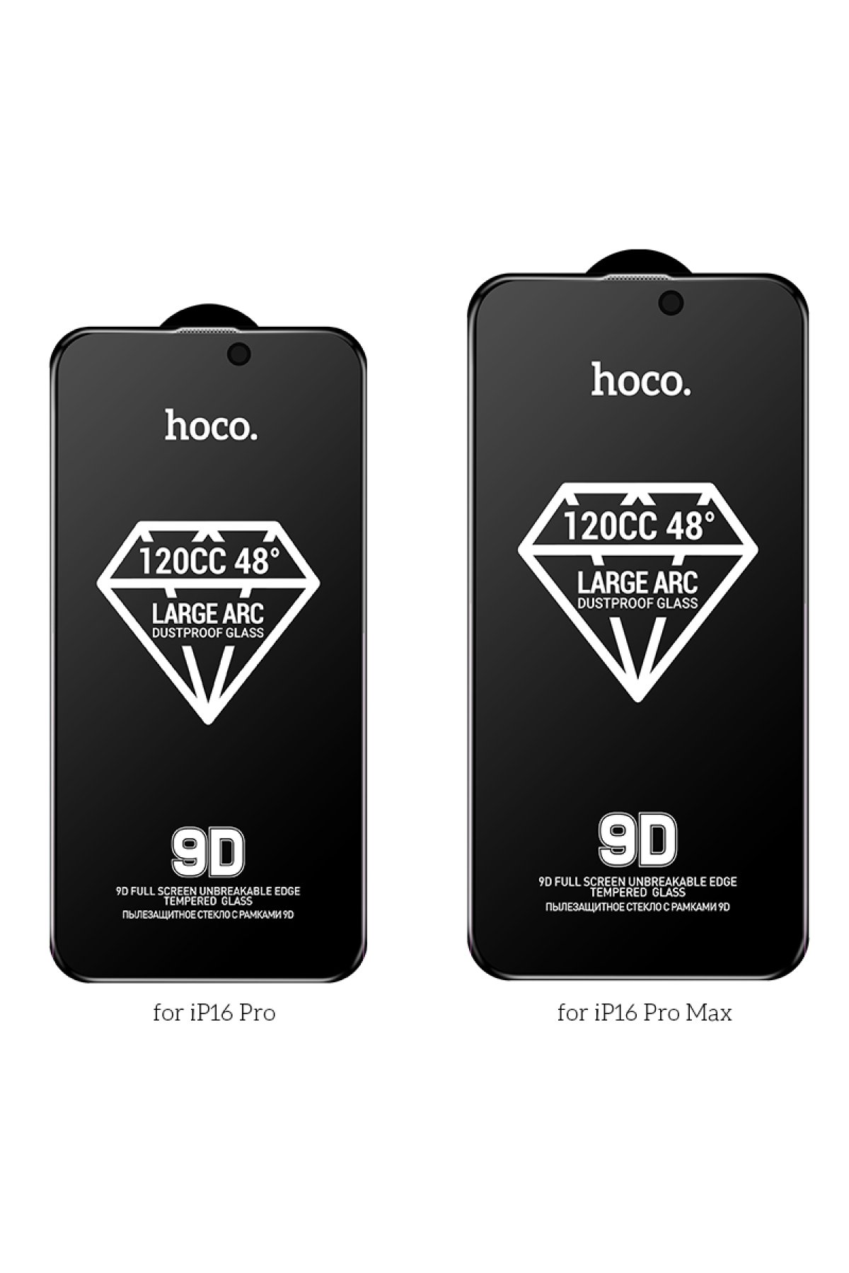 Hoco iPhone 16 Pro Max 3D Metal Frame Kamera Lens - Siyah
