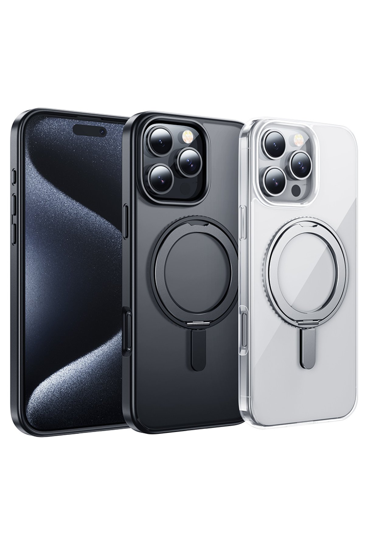 Hoco iPhone 16 Pro Anti Fall Airbag Magsafe Kapak - Şeffaf