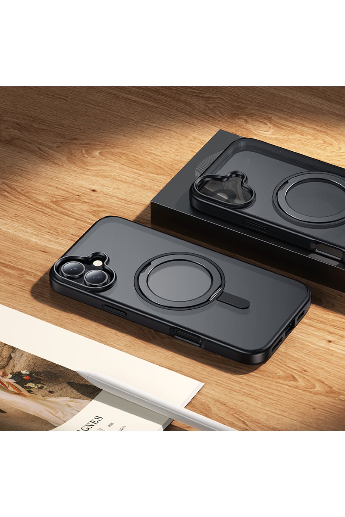 Hoco iPhone 16 Vip Magsafe Kılıf - Şeffaf