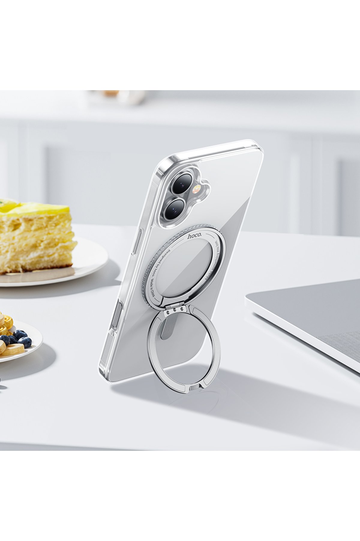 Hoco iPhone 16 Vip Magsafe Kılıf - Şeffaf