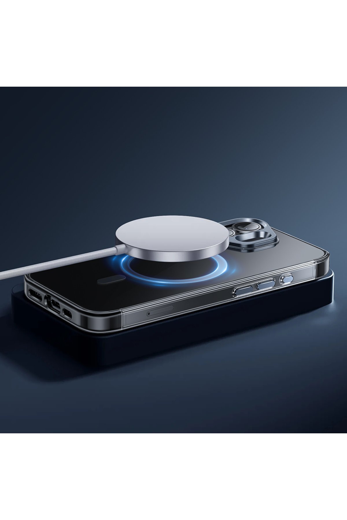 Hoco iPhone 16 Primary Şeffaf Magsafe Kapak - Şeffaf