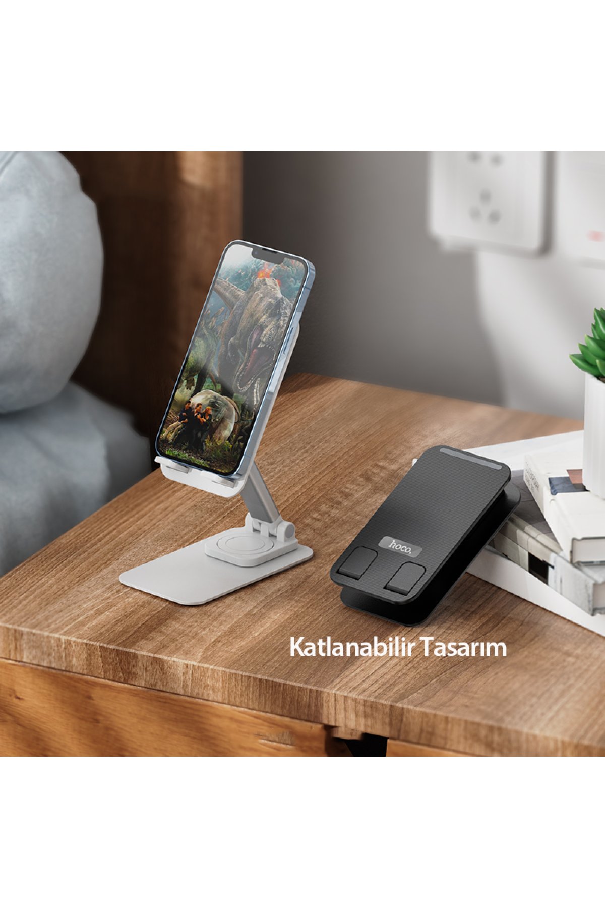Hoco HX20 Xpress Yüksek Hızlı El Tipi ve Masaüstü Soğutucu Fan - Beyaz