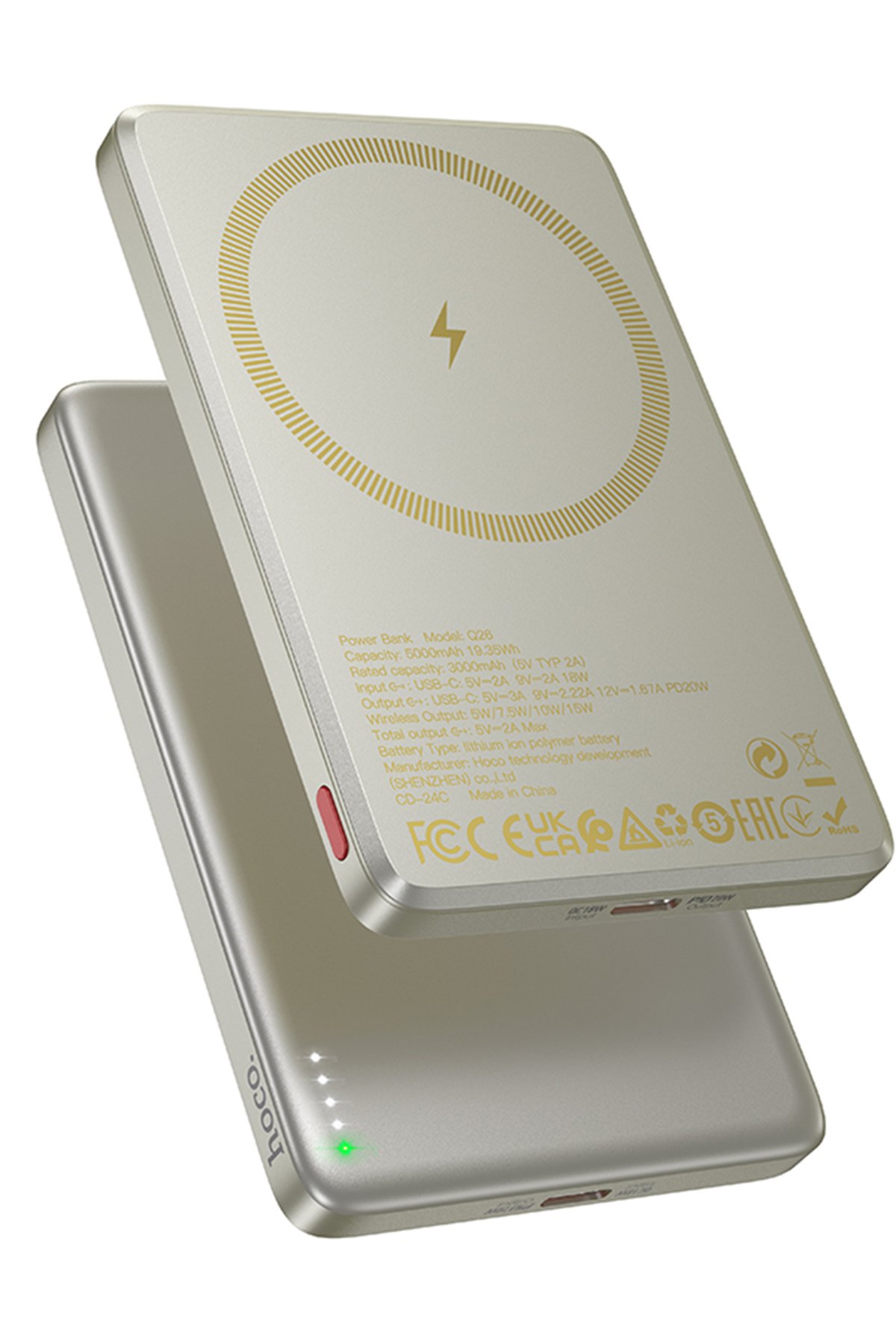 Hoco PH52 Might Dönebilen Ayarlı Metal Tablet Tutucu - Gri
