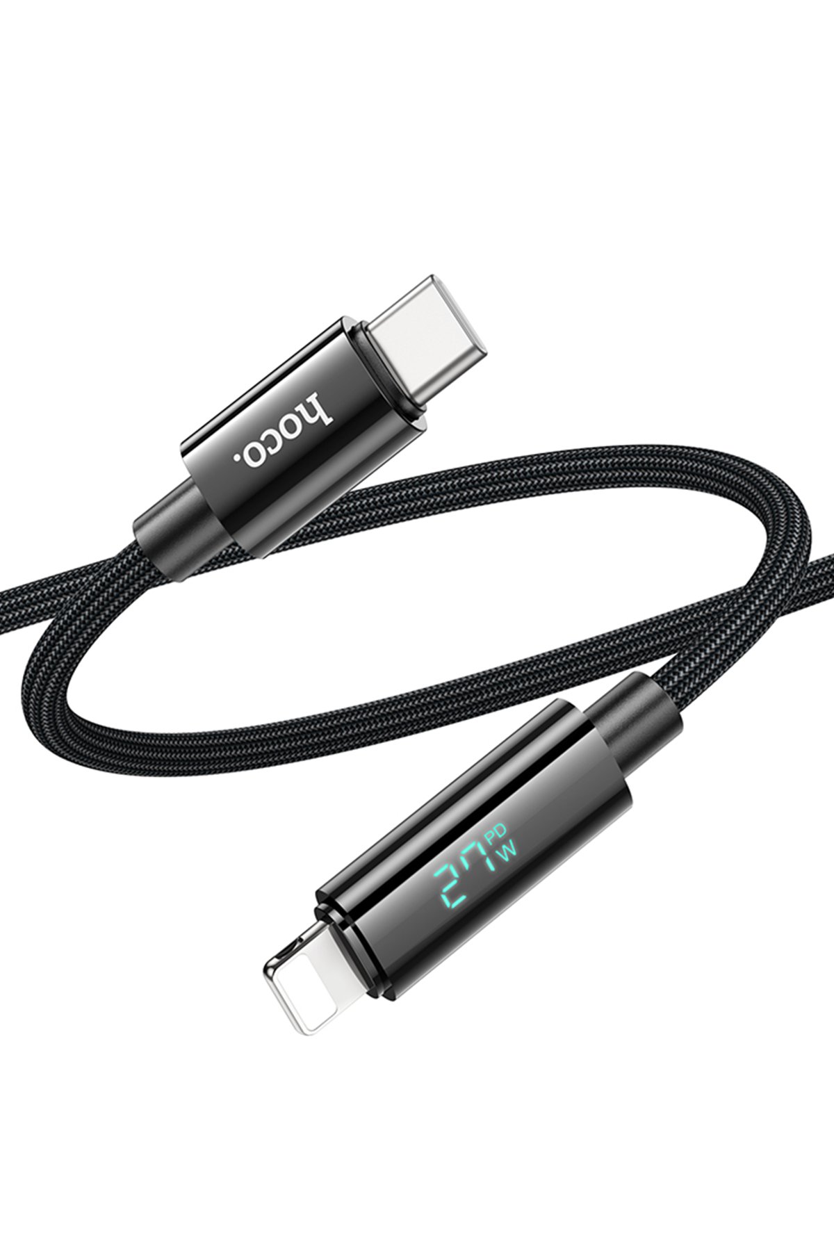Hoco U116 1.2M 60W Type-C to Type-C Şarj Data Kablosu - Siyah