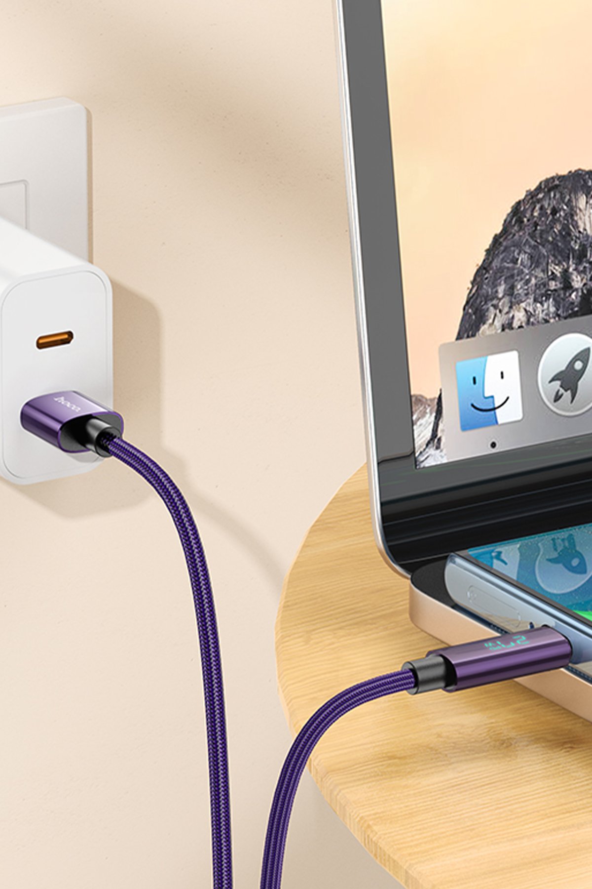 Hoco H35 Yapışkanlı Manyetik Magsafe Araç Tutucu - Siyah