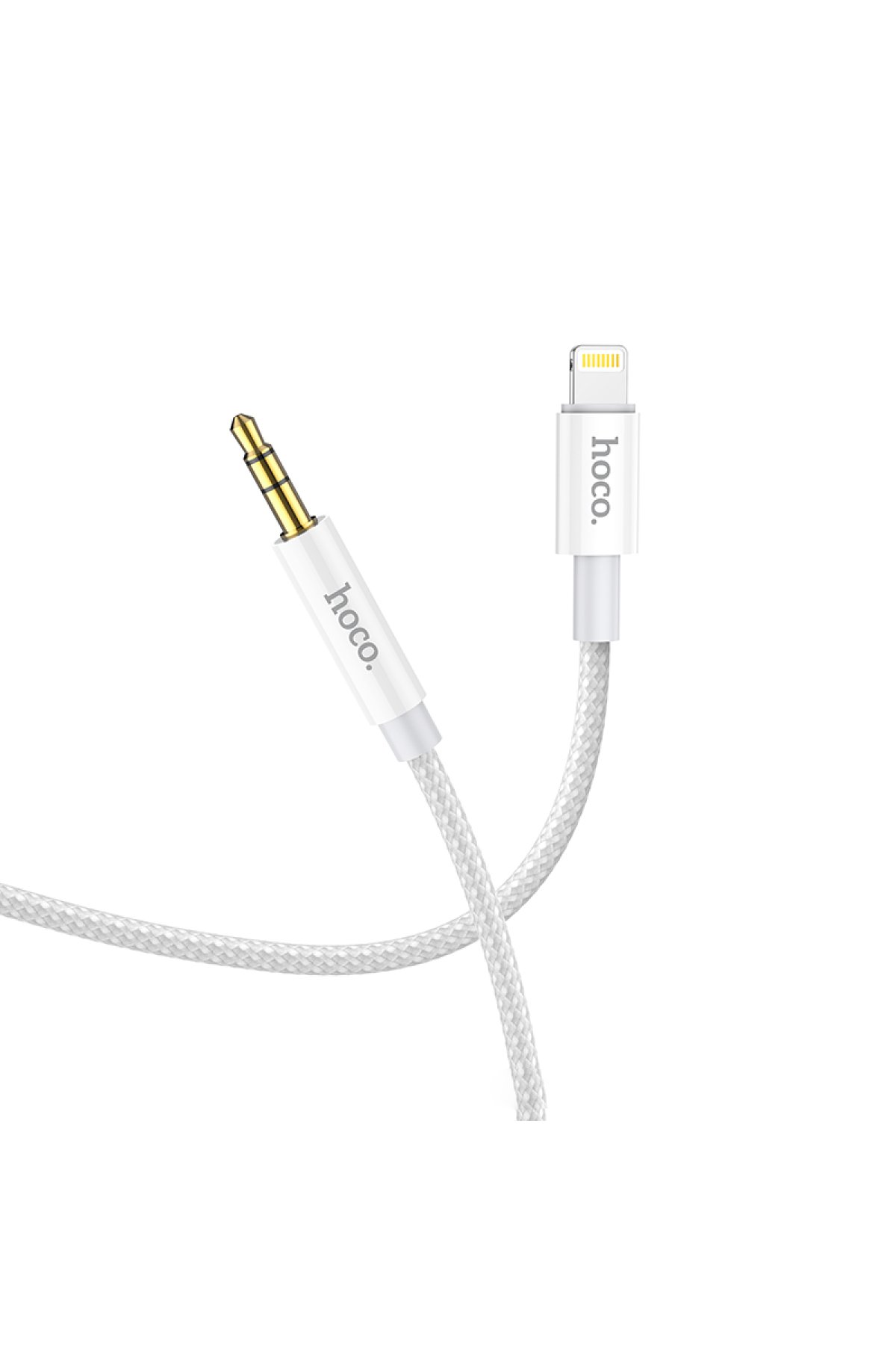 Hoco LS35 Type-C to Aux Kablo - Beyaz