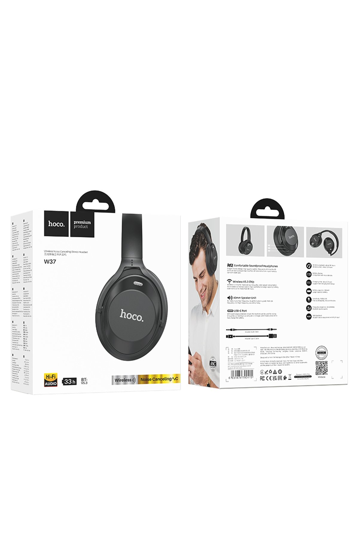 Hoco U122 1.2M Lantern USB to Lightning Şarj Data Kablosu - Siyah