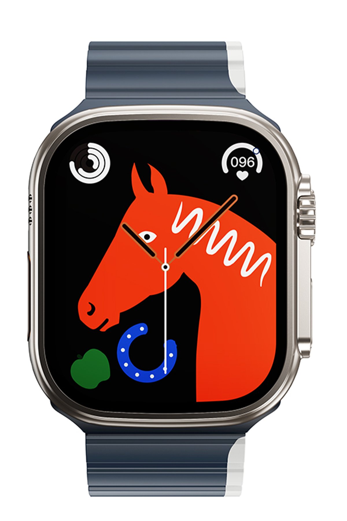 Hoco Watch 44mm AS102 Silikon Kordon - Yıldız Işığı-Turuncu