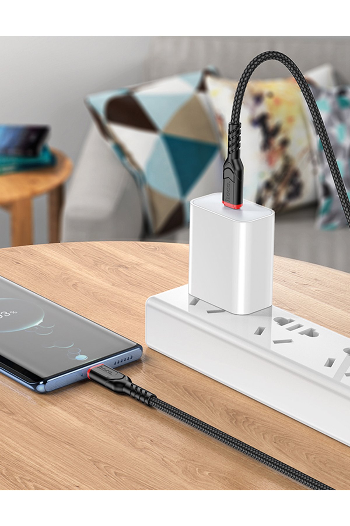Hoco ZP7 Çok Fonksiyonlu Dijital Göstergeli 5000 mAh Bataryalı Akıllı Kablosuz Hava Kompresörü - Siyah