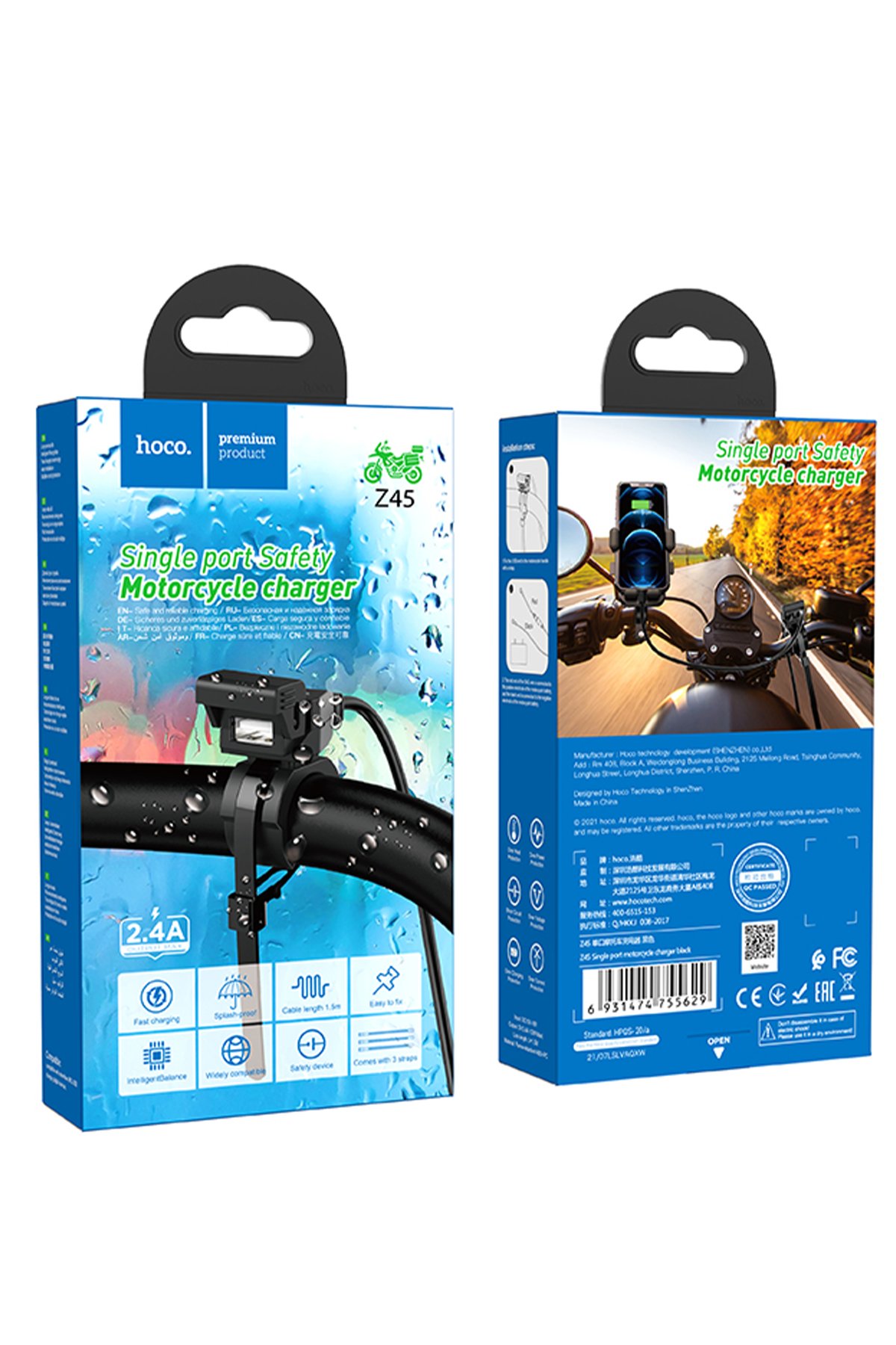 Hoco E58 Magic Tak Çalıştır Aux to Bluetooth Dönüştürücü - Siyah