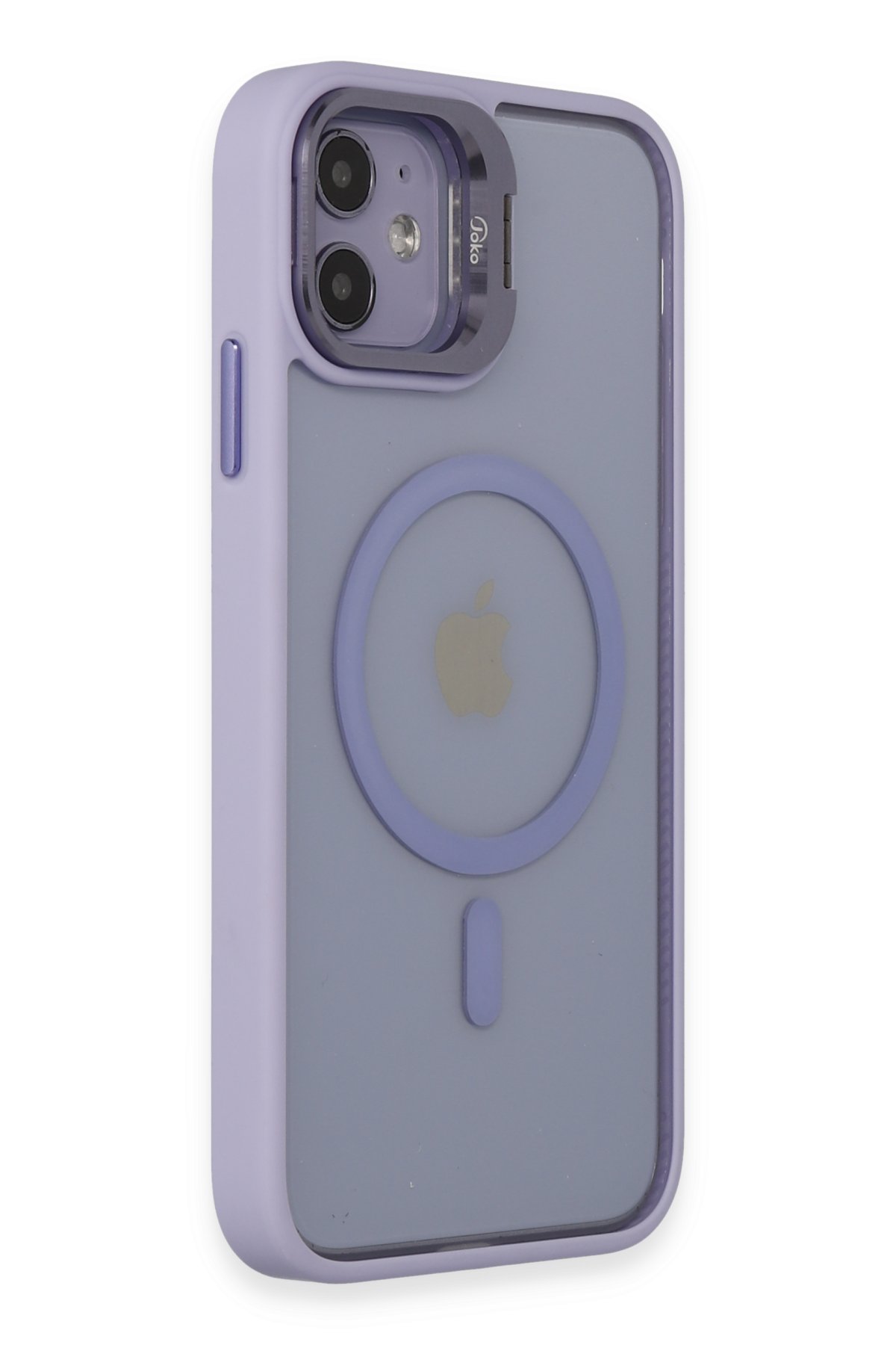 Joko iPhone 11 Kılıf Flet Lens Magsafe Kapak - Derin Mor