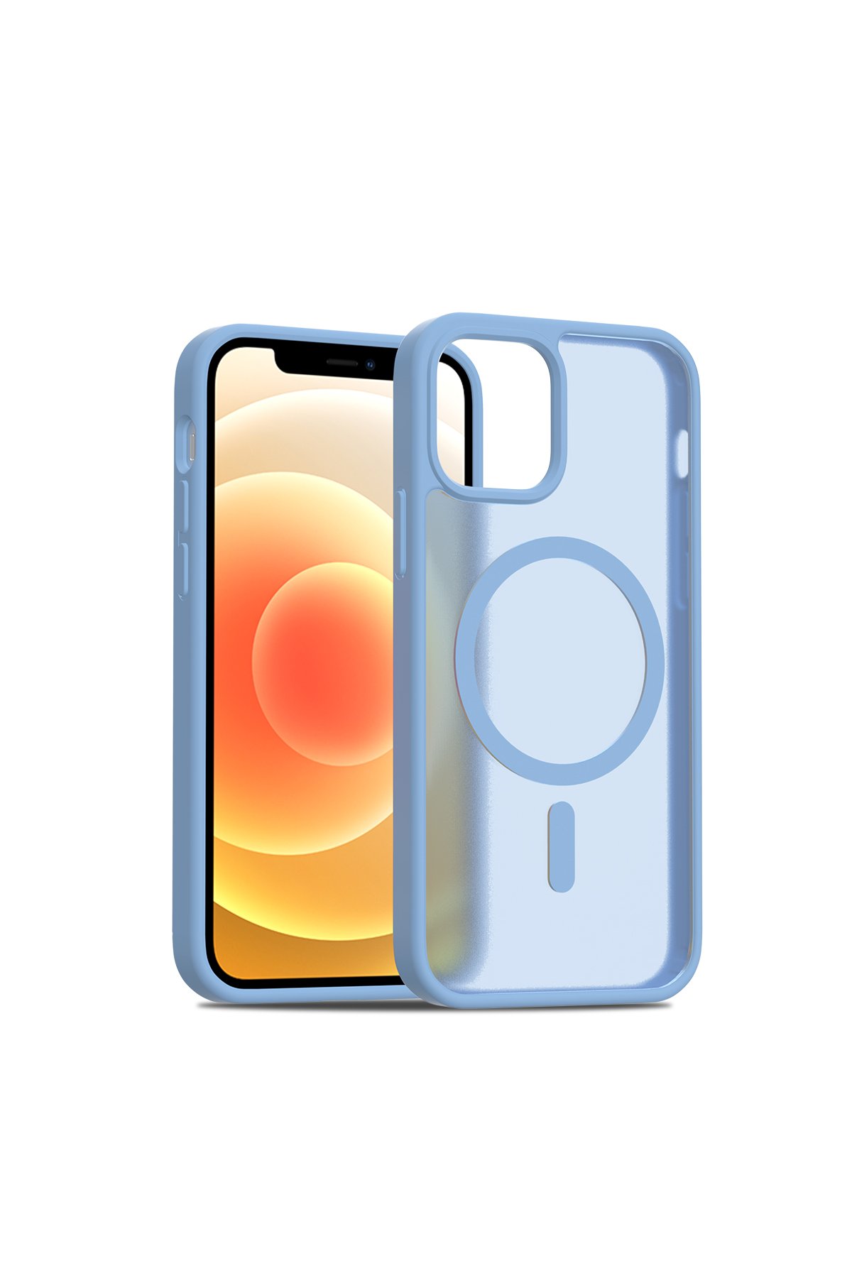 Joko iPhone 12 Pro Kılıf Ermes Kapak - Açık Kırmızı