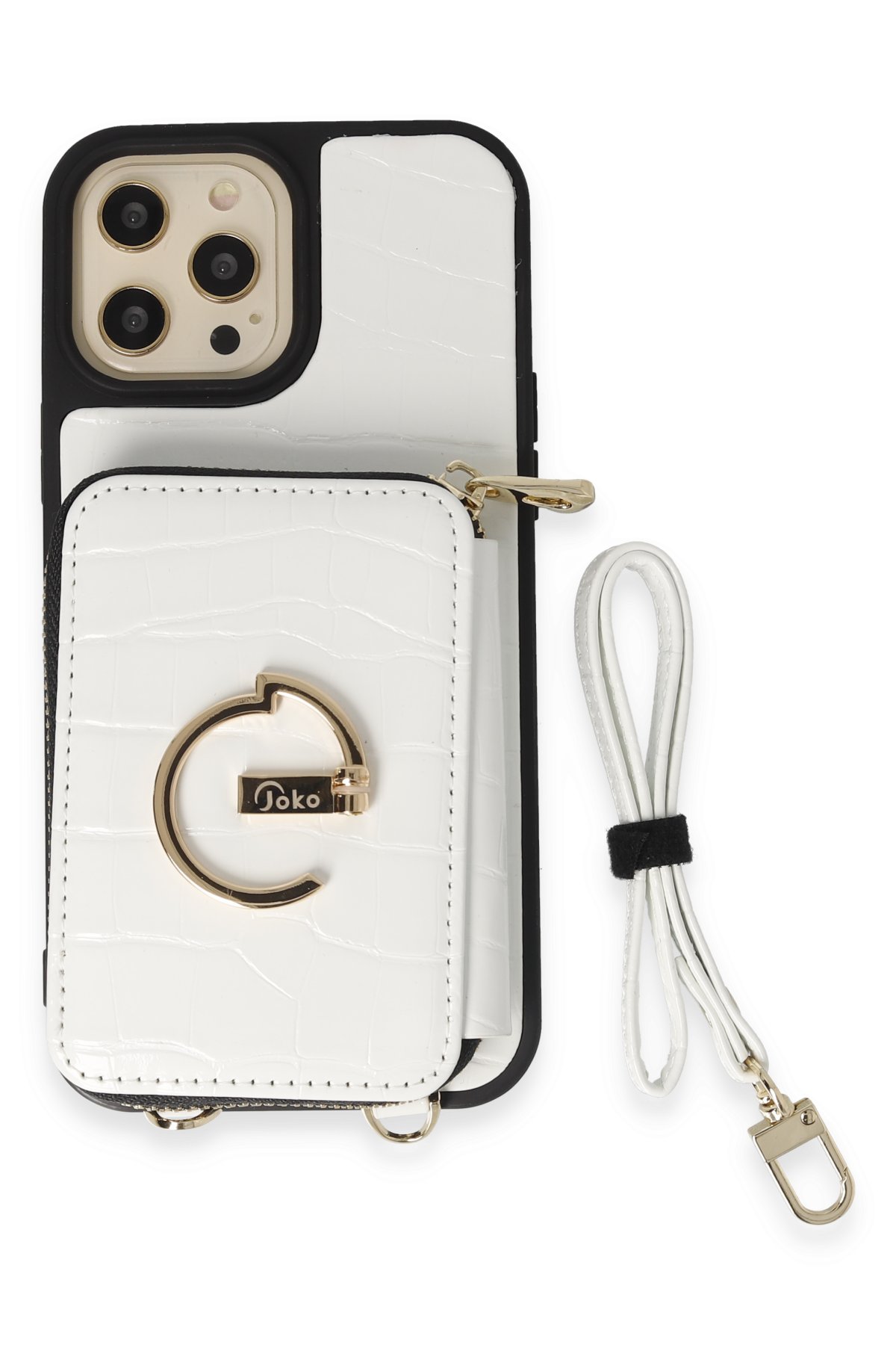 Joko iPhone 12 Pro Max Kılıf Ermes Kapak - Pembe