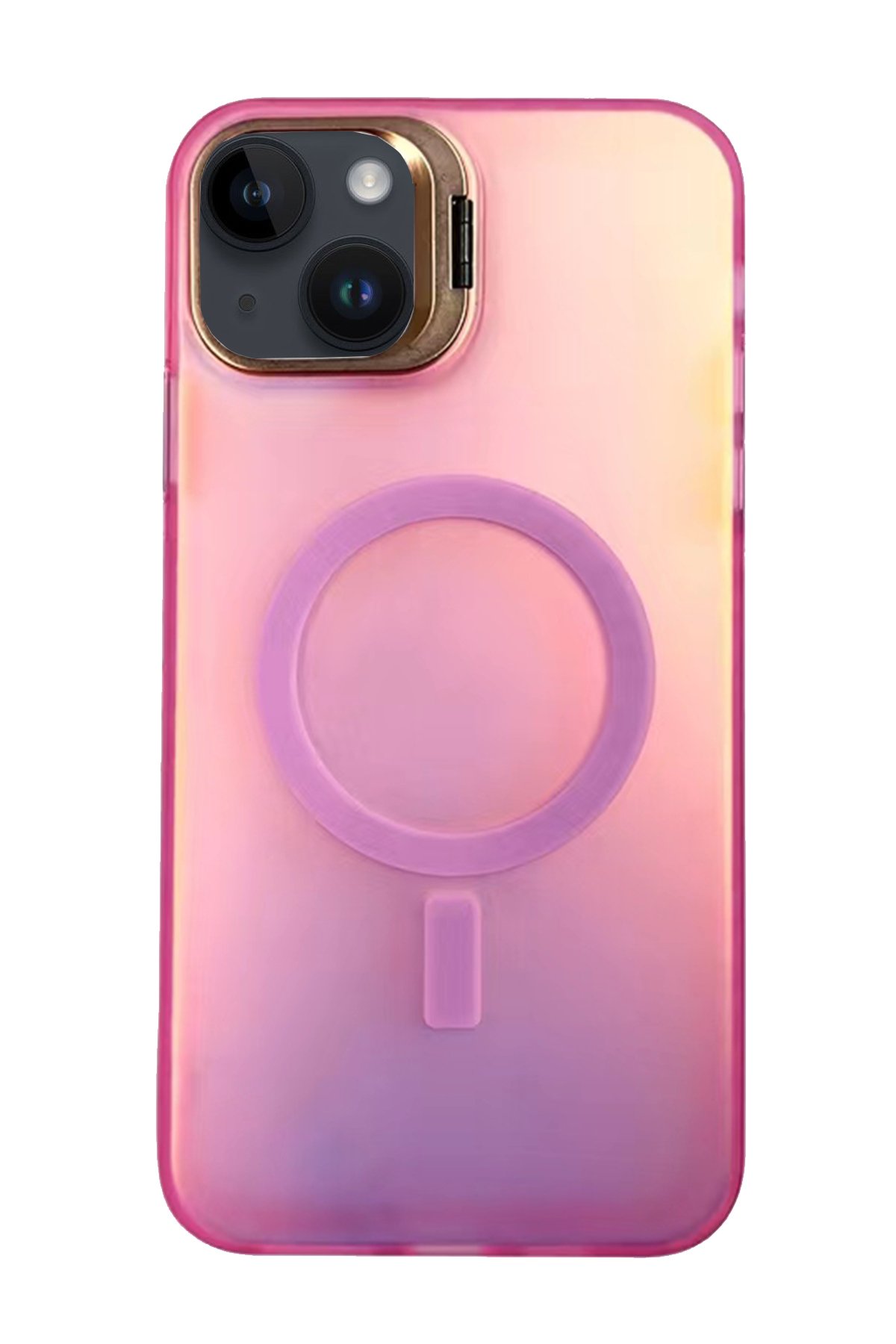 Newface iPhone 13 Raze Metal Kamera Lens - Pembe