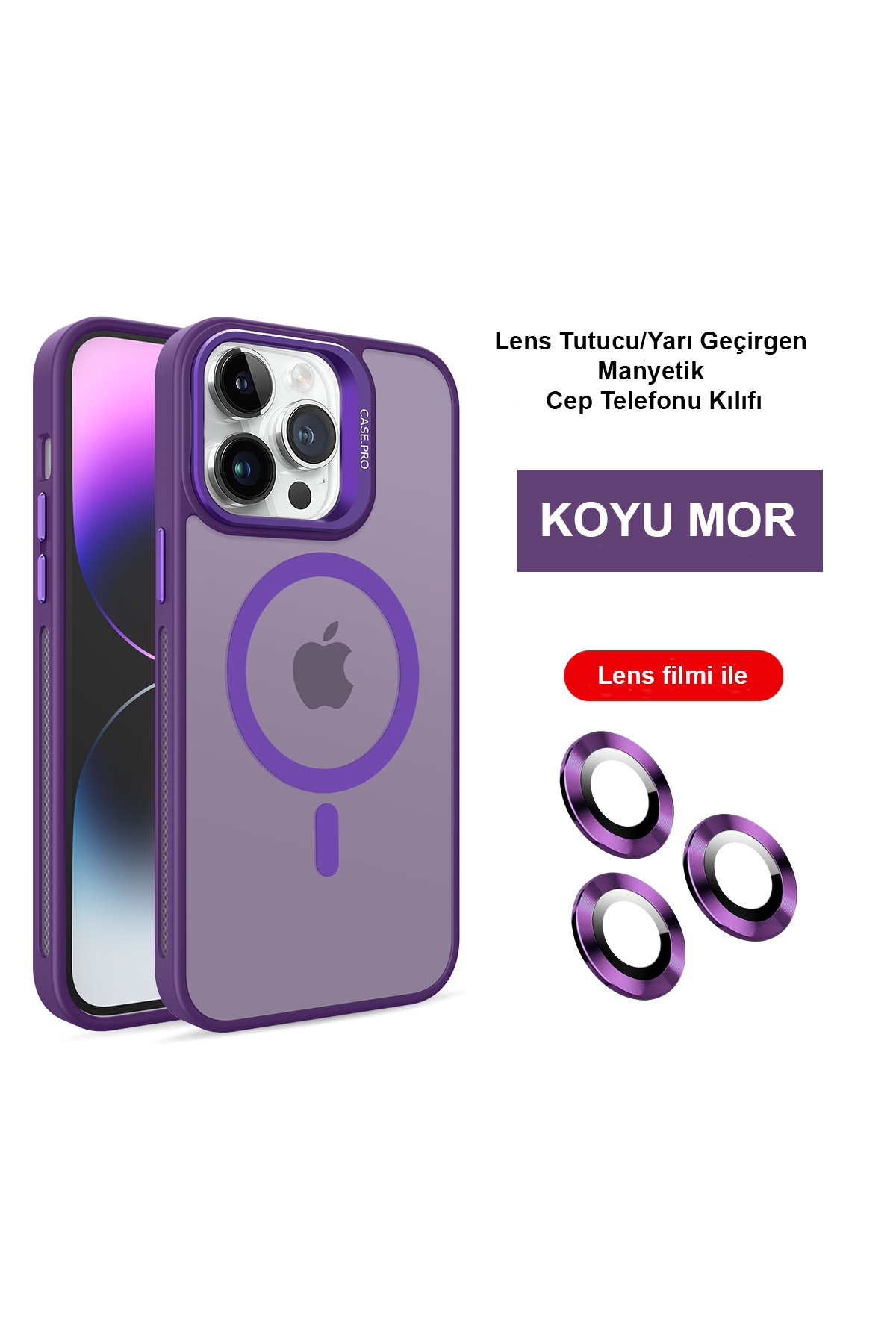 Joko iPhone 13 Pro Max Kılıf Bubble Magsafe Kapak - Mavi