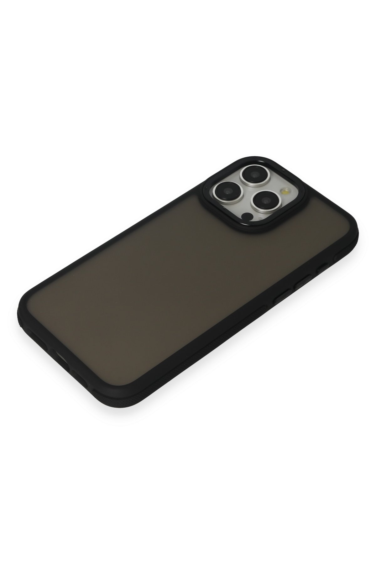 Newface iPhone 13 Pro Max Kılıf Coco Deri Magneticsafe Silikon - Siyah
