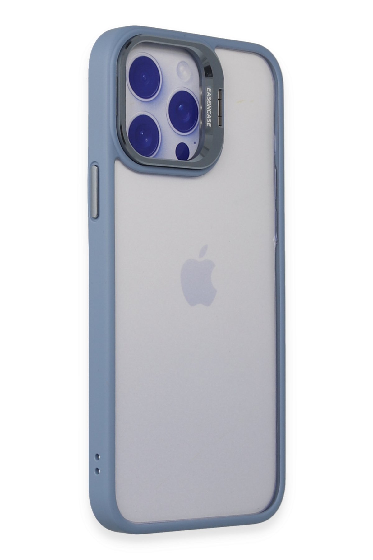 Joko iPhone 13 Pro Max Kılıf Metal Bumper Magneticsafe Kapak - Sierra Blue