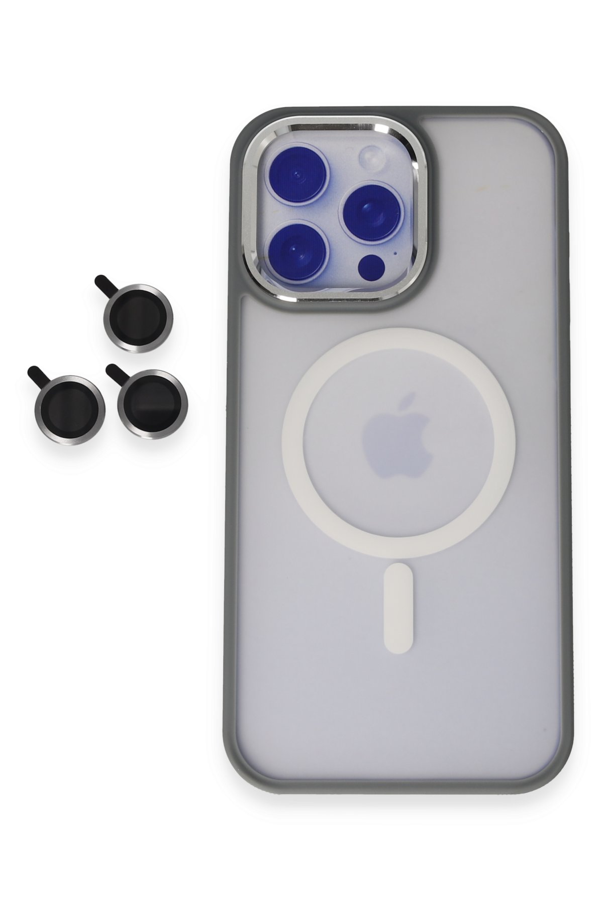 Joko iPhone 13 Pro Max Kılıf Roblox Lens Magsafe Standlı Kapak - Koyu Yeşil