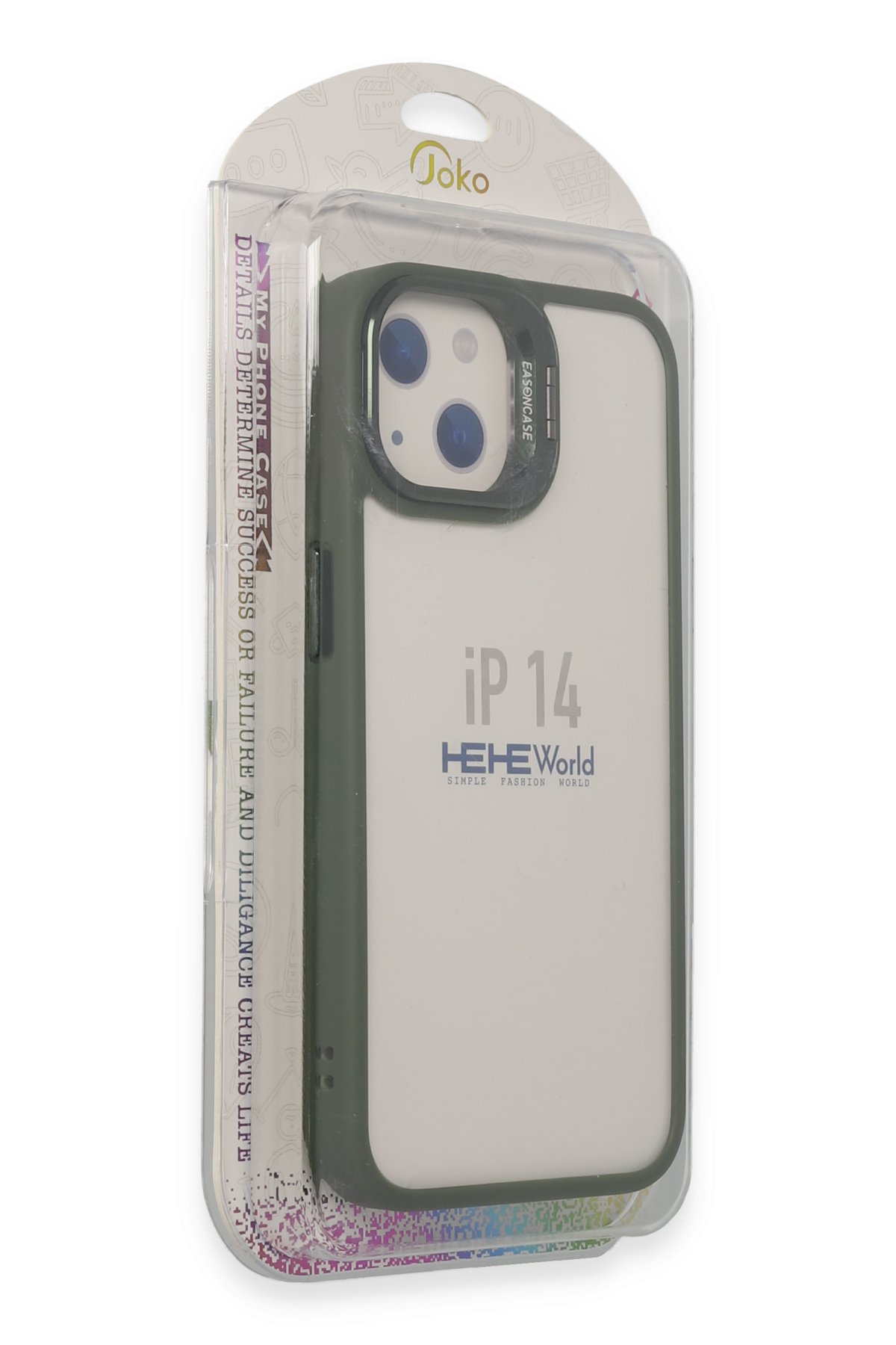 Joko iPhone 14 Frost Standlı Magsafe Kapak - Şeffaf