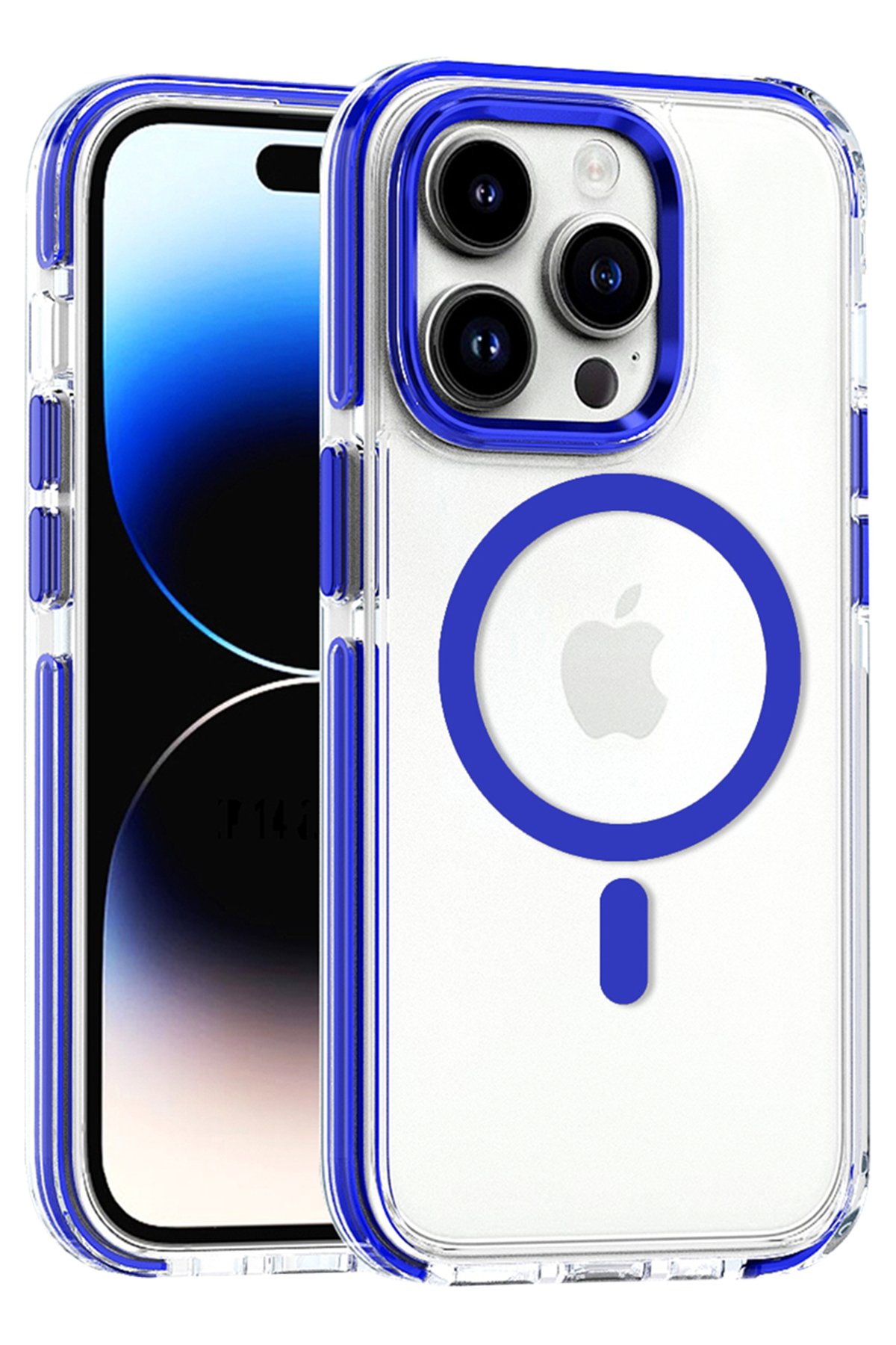Joko iPhone 14 Pro Kılıf Bubble Magsafe Kapak - Mavi