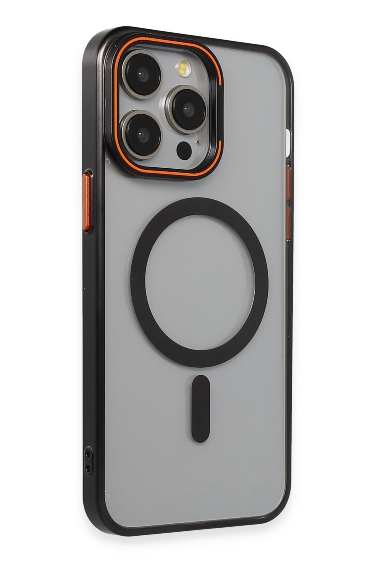 Joko iPhone 14 Pro Kılıf Metal Bumper Magneticsafe Kapak - Derin Mor