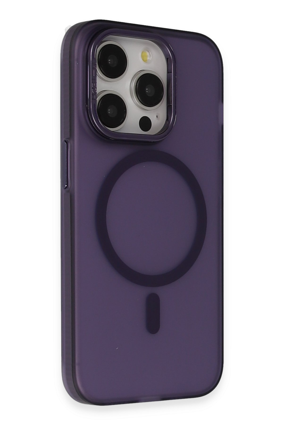Joko iPhone 14 Pro Frost Standlı Magsafe Kapak - Siyah