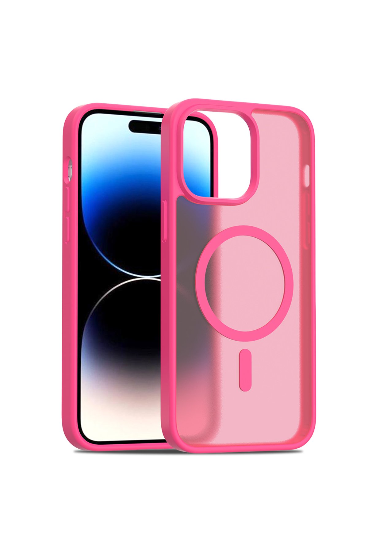 Joko iPhone 14 Pro Kılıf Velvet Magsafe Kapak - Derin Mor