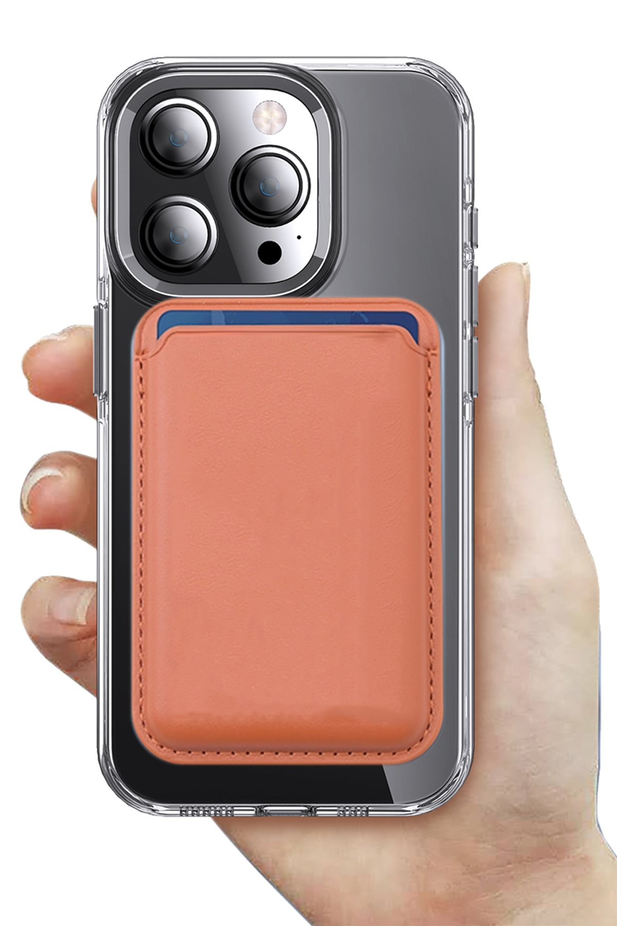 Joko iPhone 14 Pro Kılıf Zoom Standlı Silikon - Sierra Blue