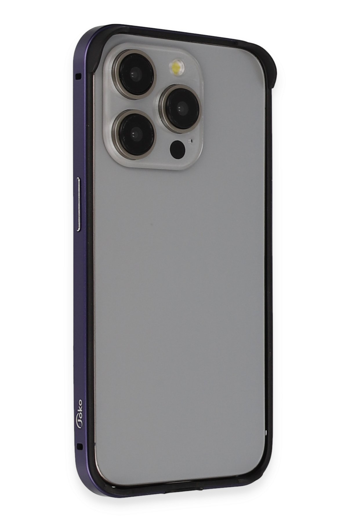 Joko iPhone 14 Pro Kılıf Flet Lens Magsafe Kapak - Derin Mor
