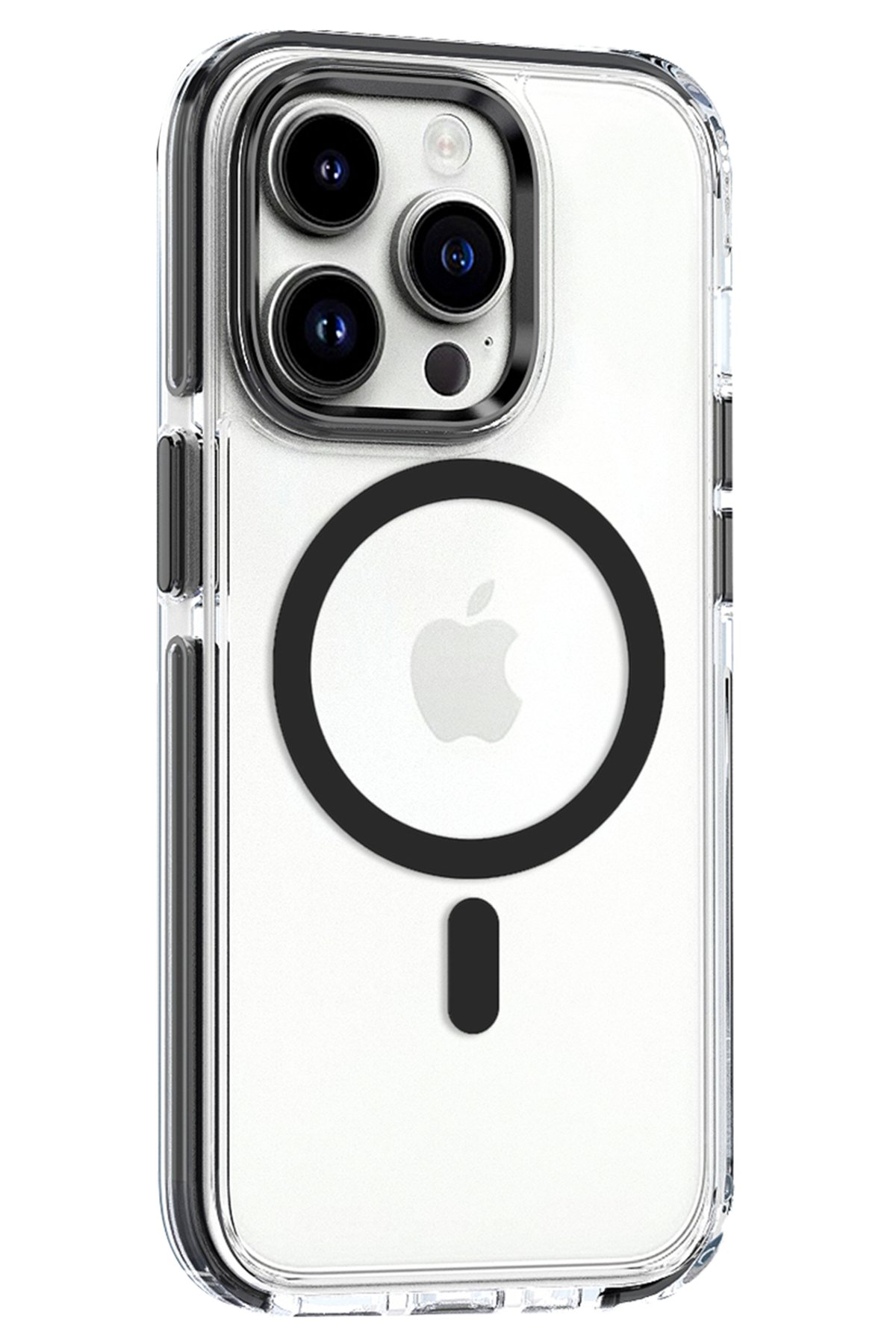 Joko iPhone 14 Pro Max Kılıf Zoom Standlı Silikon - Sierra Blue