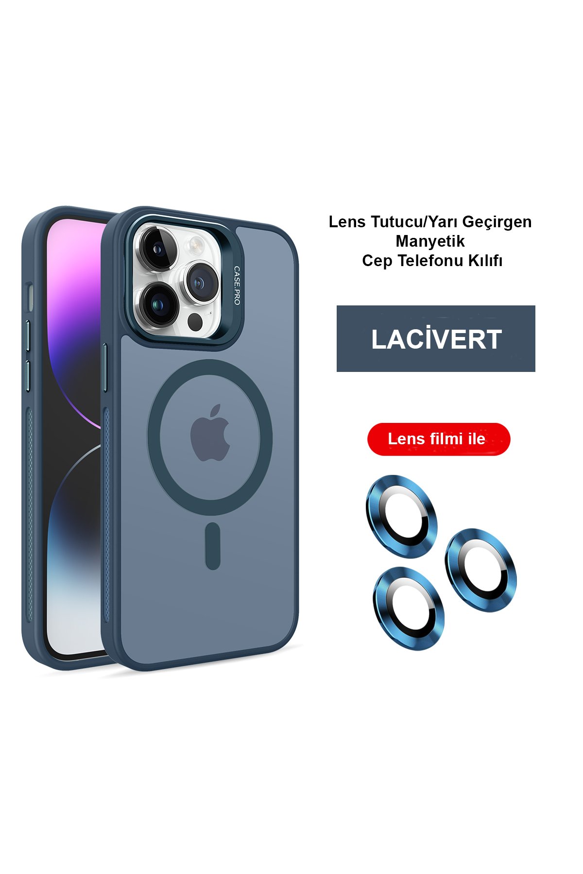 Joko iPhone 14 Pro Max Kılıf Wonder Deri Magsafe Kapak - Titan Gri
