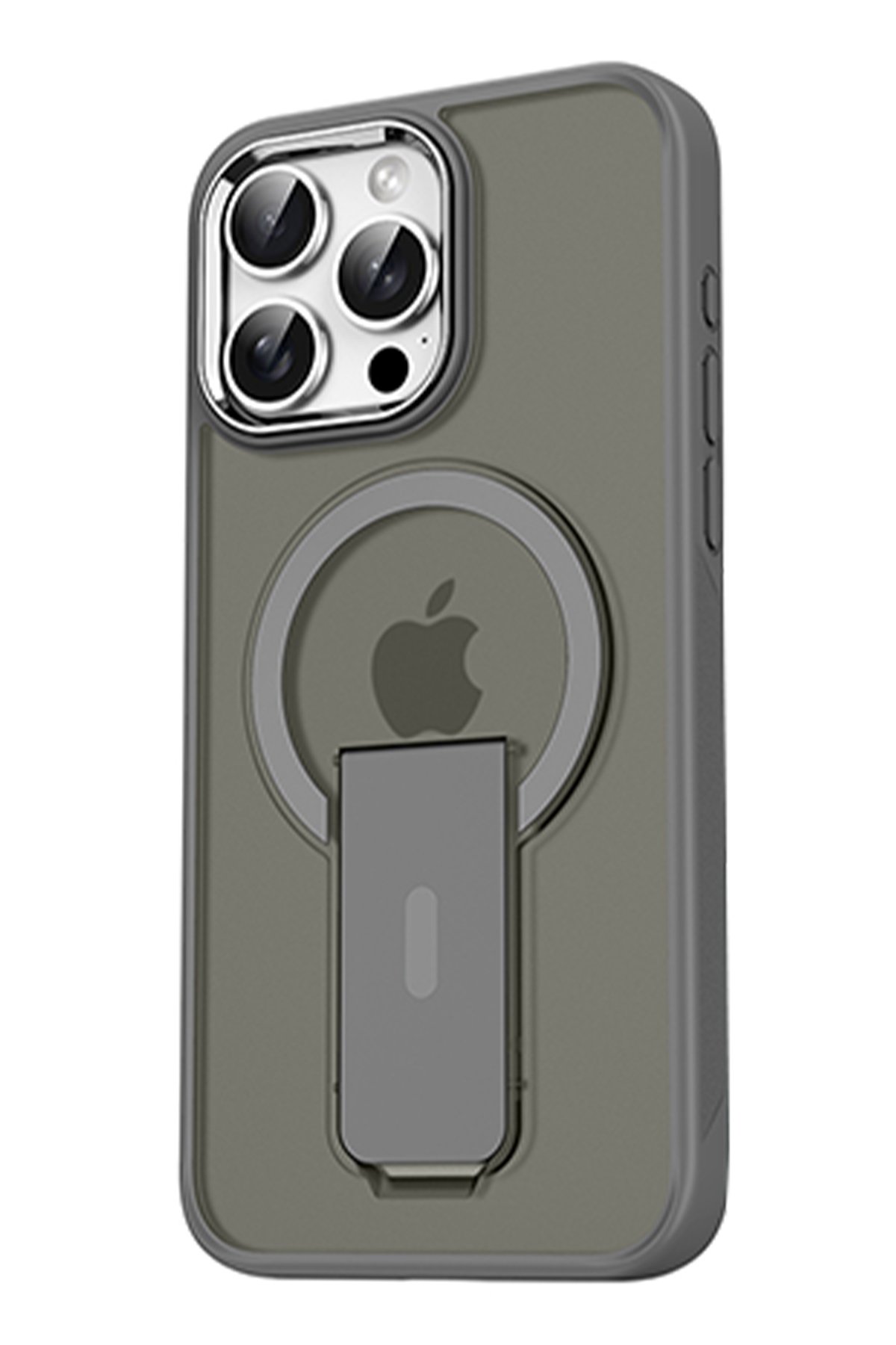 Newface iPhone 14 Pro Max Kılıf Apollo Magneticsafe Desenli Kapak - Apollo Siyah - 1