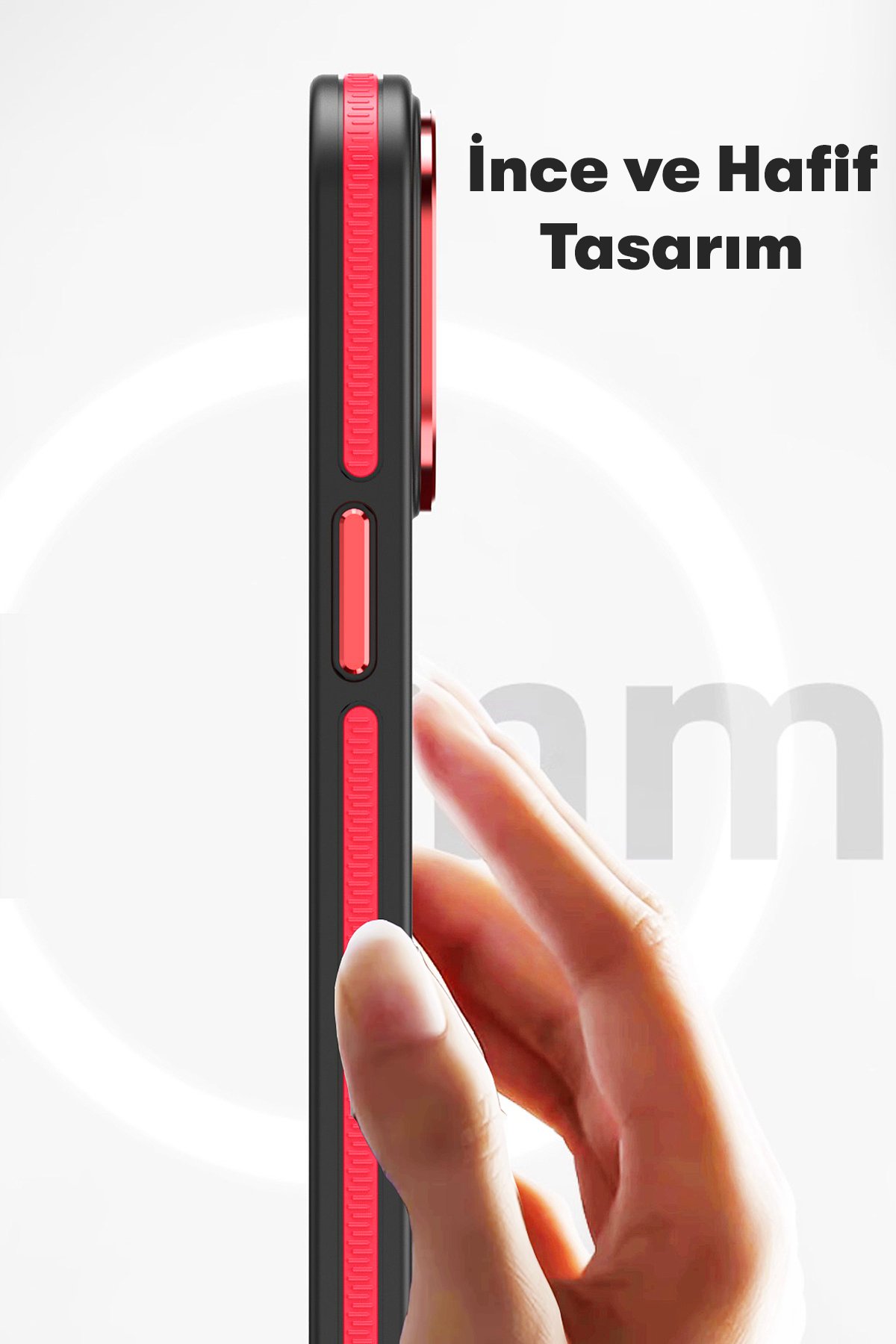 Joko iPhone 14 Pro Kılıf Flet Lens Magsafe Kapak - Turuncu
