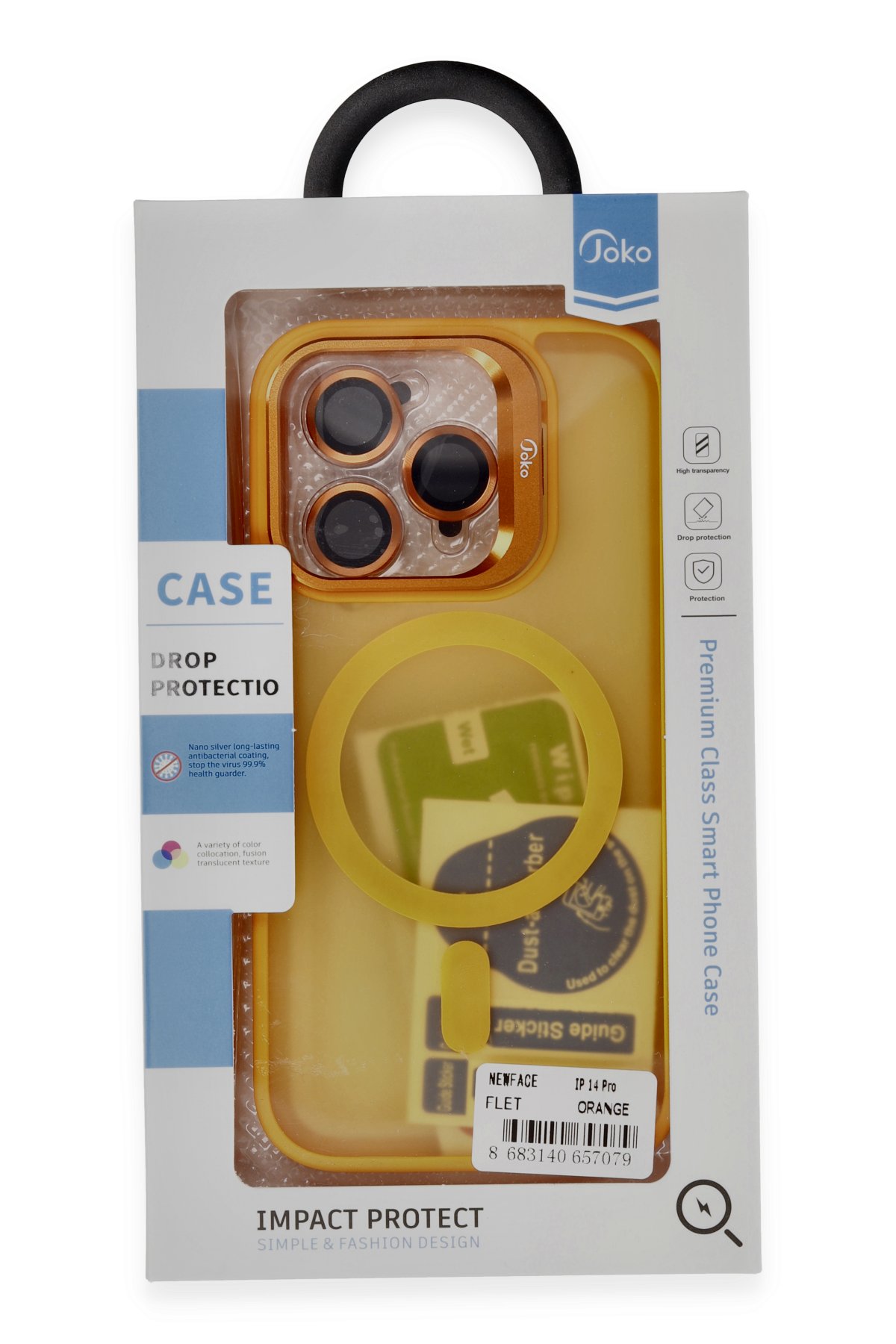 Joko iPhone 15 PVD Metal Kamera Lens - Mavi