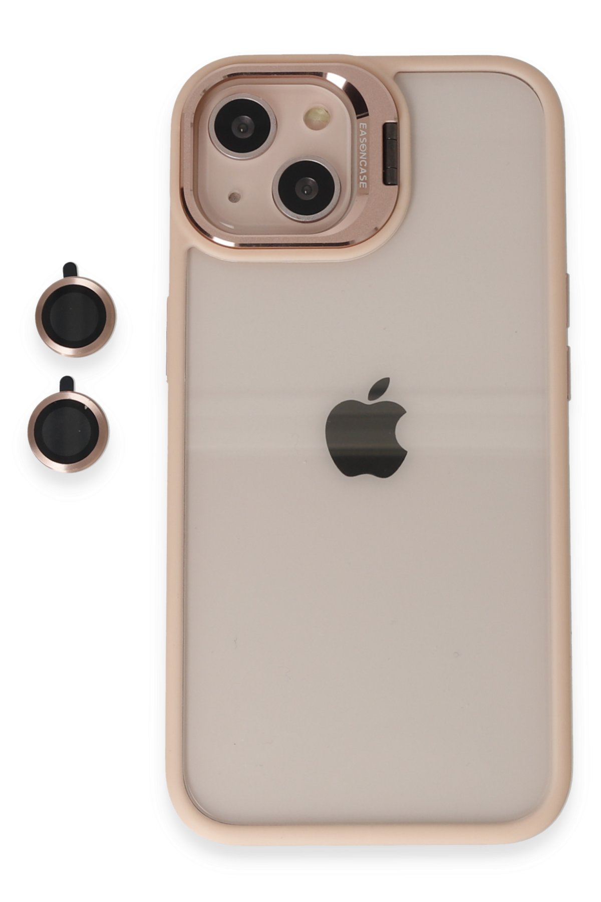 Joko iPhone 15 PVD Metal Kamera Lens - Sarı