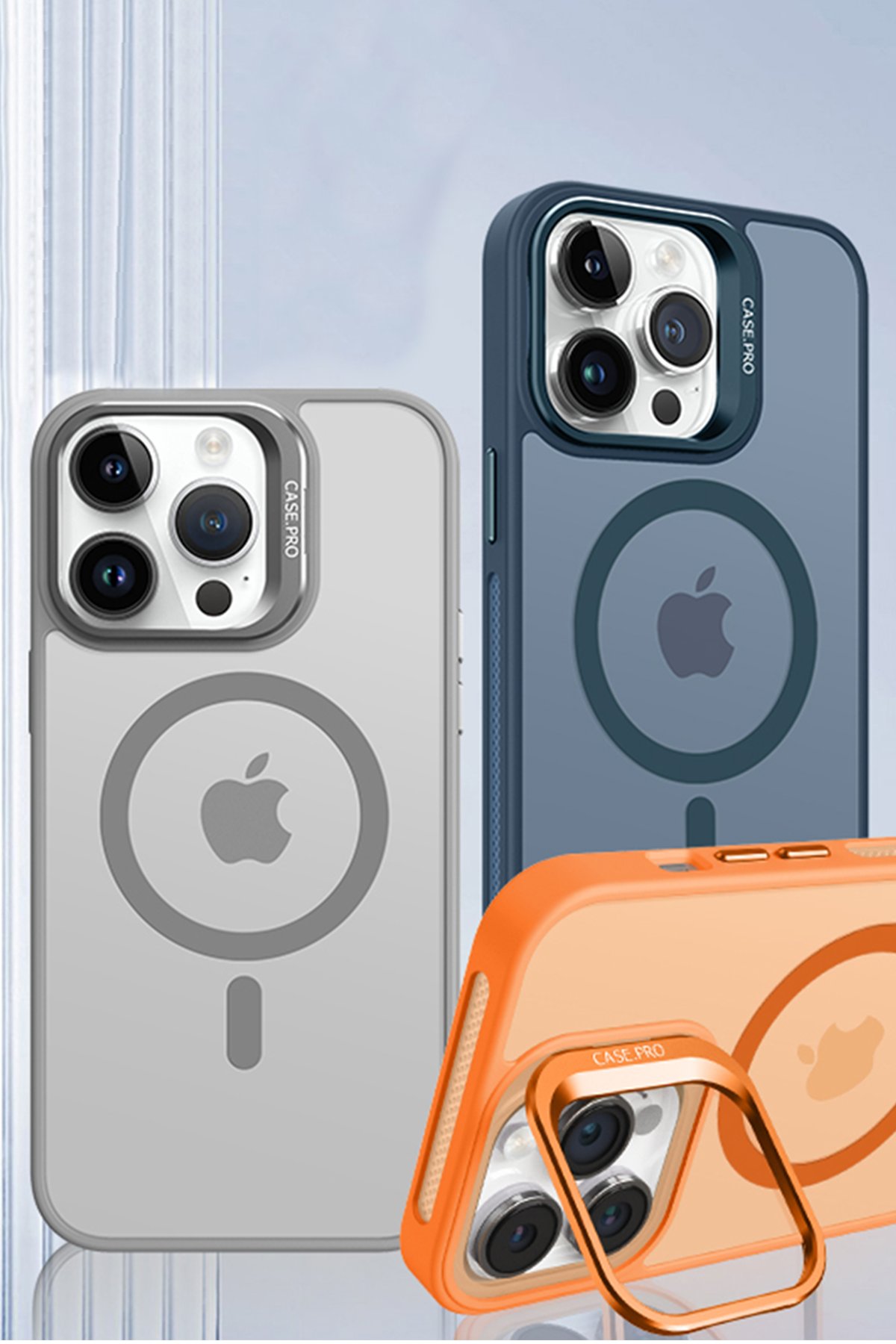Joko iPhone 15 Plus Flet Lens Magsafe Kapak - Koyu Yeşil