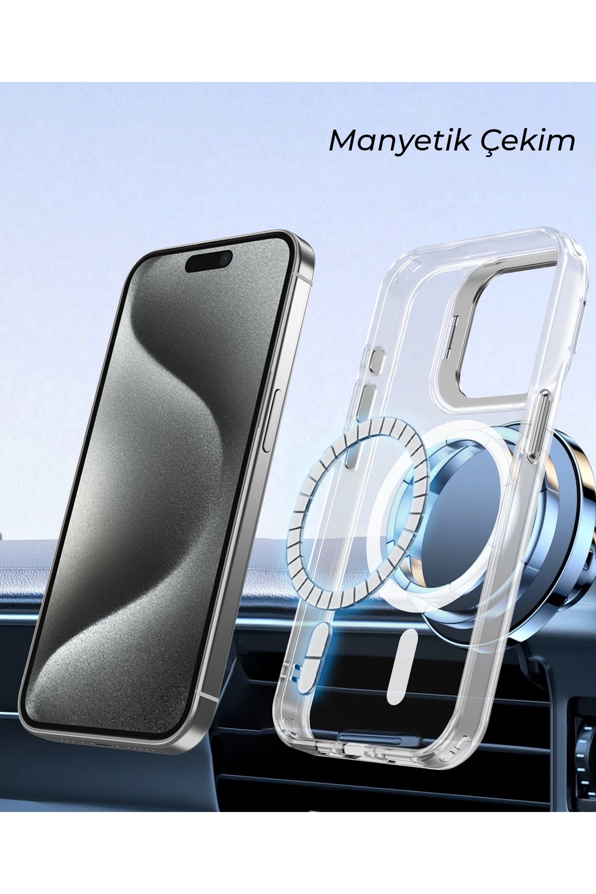 Joko iPhone 15 Pro Tanya Magsafe Kapak - Desen 4