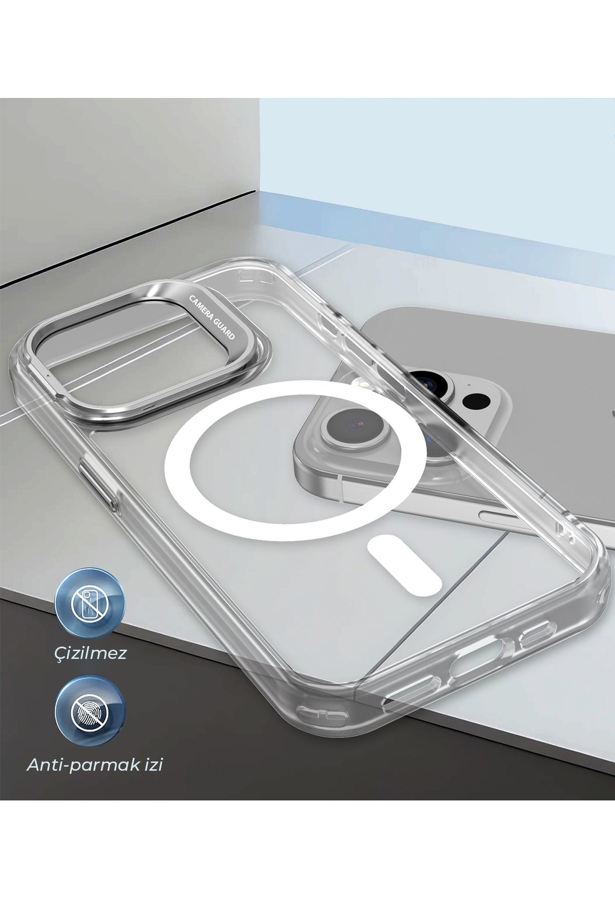 Joko iPhone 15 Pro Rocky Magsafe Kapak - Siyah