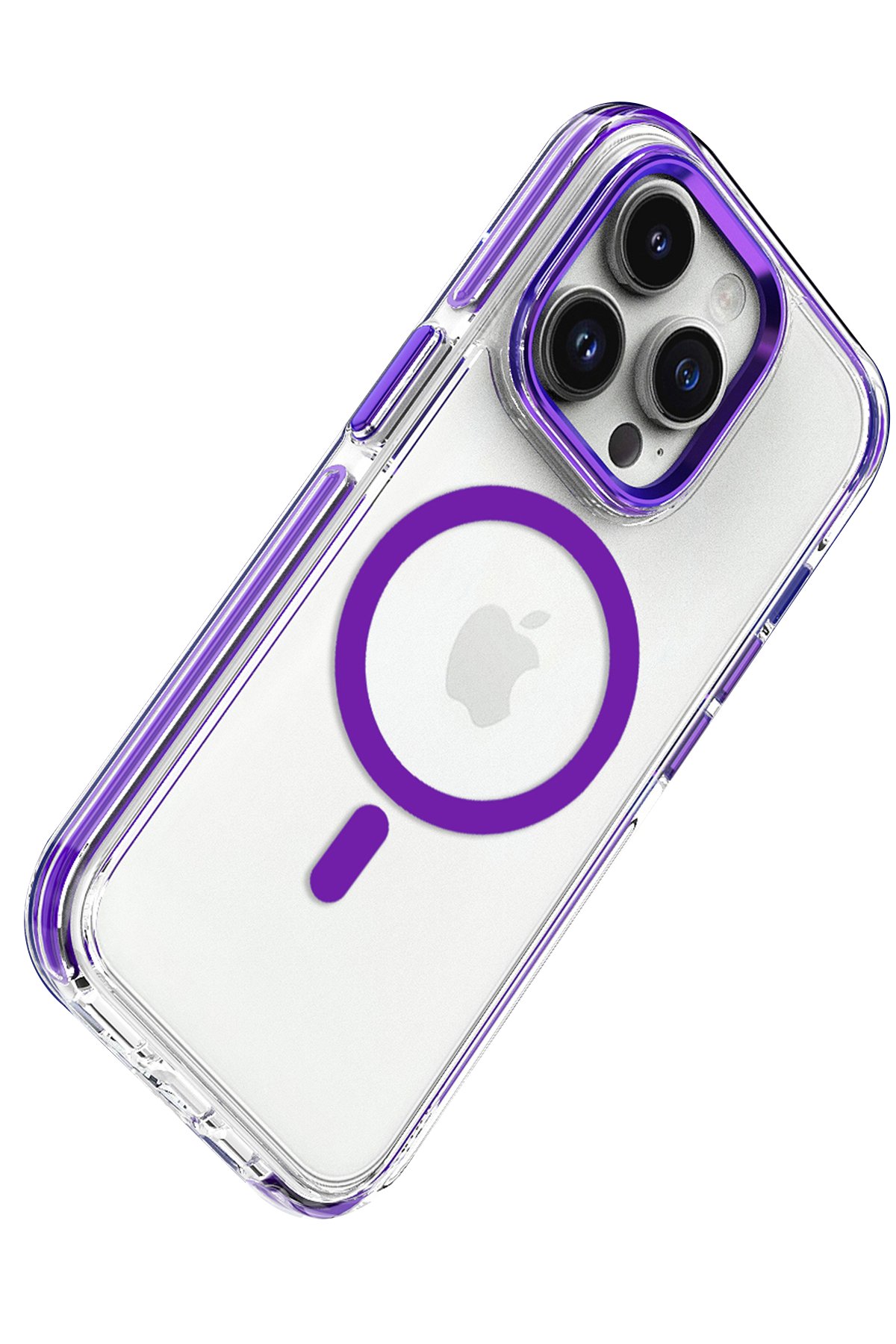 Joko iPhone 15 Pro Kılıf Wonder Deri Magsafe Kapak - Titan Gri