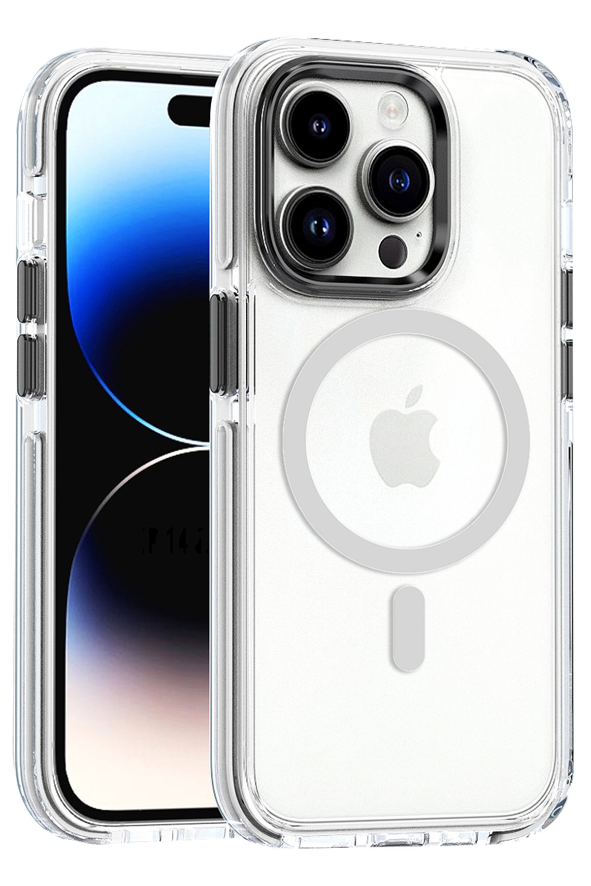 Joko iPhone 15 Pro Kılıf Wonder Deri Magsafe Kapak - Turuncu